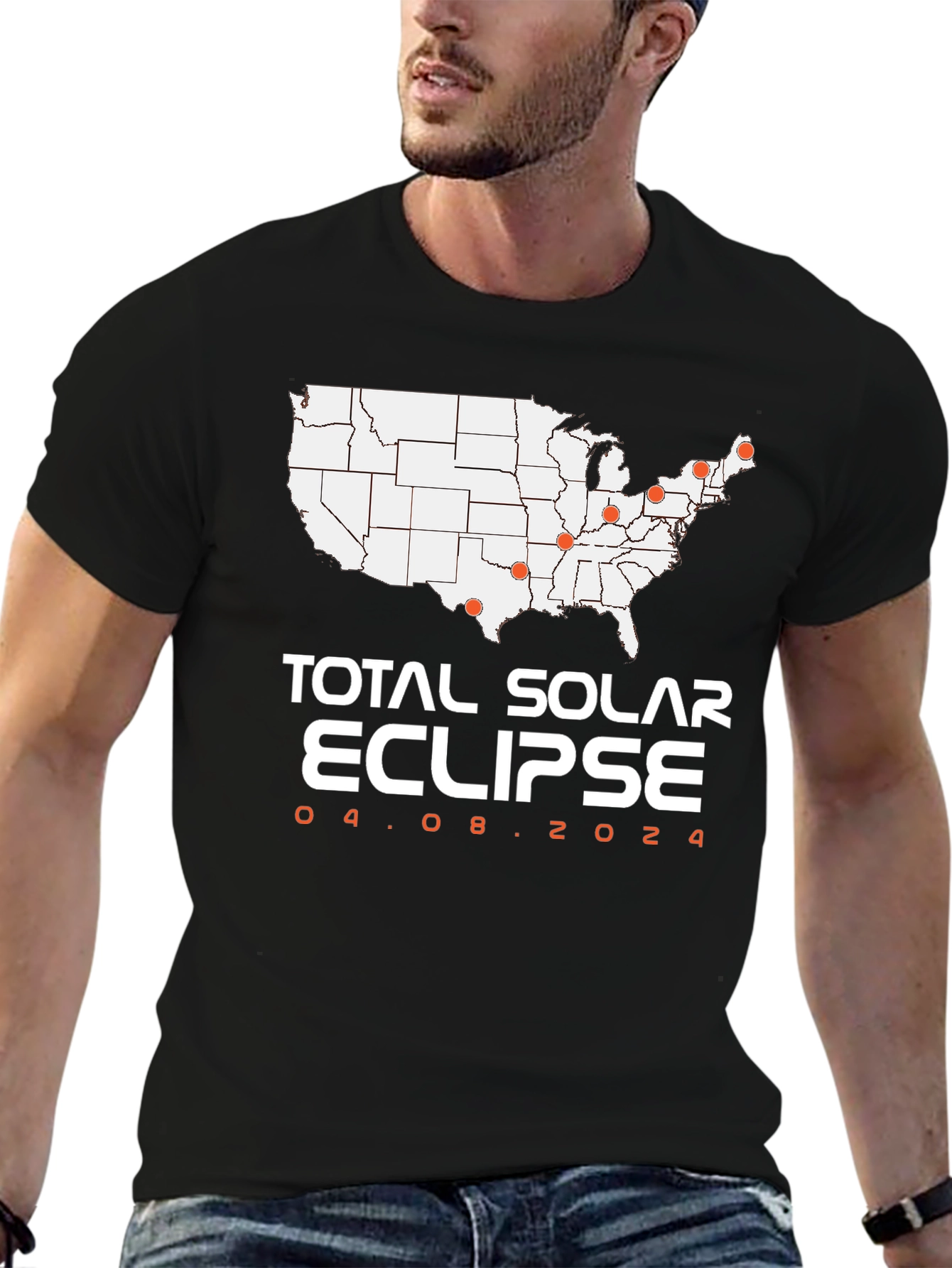Total Solar Eclipse 04.08.2024 T-Shirt