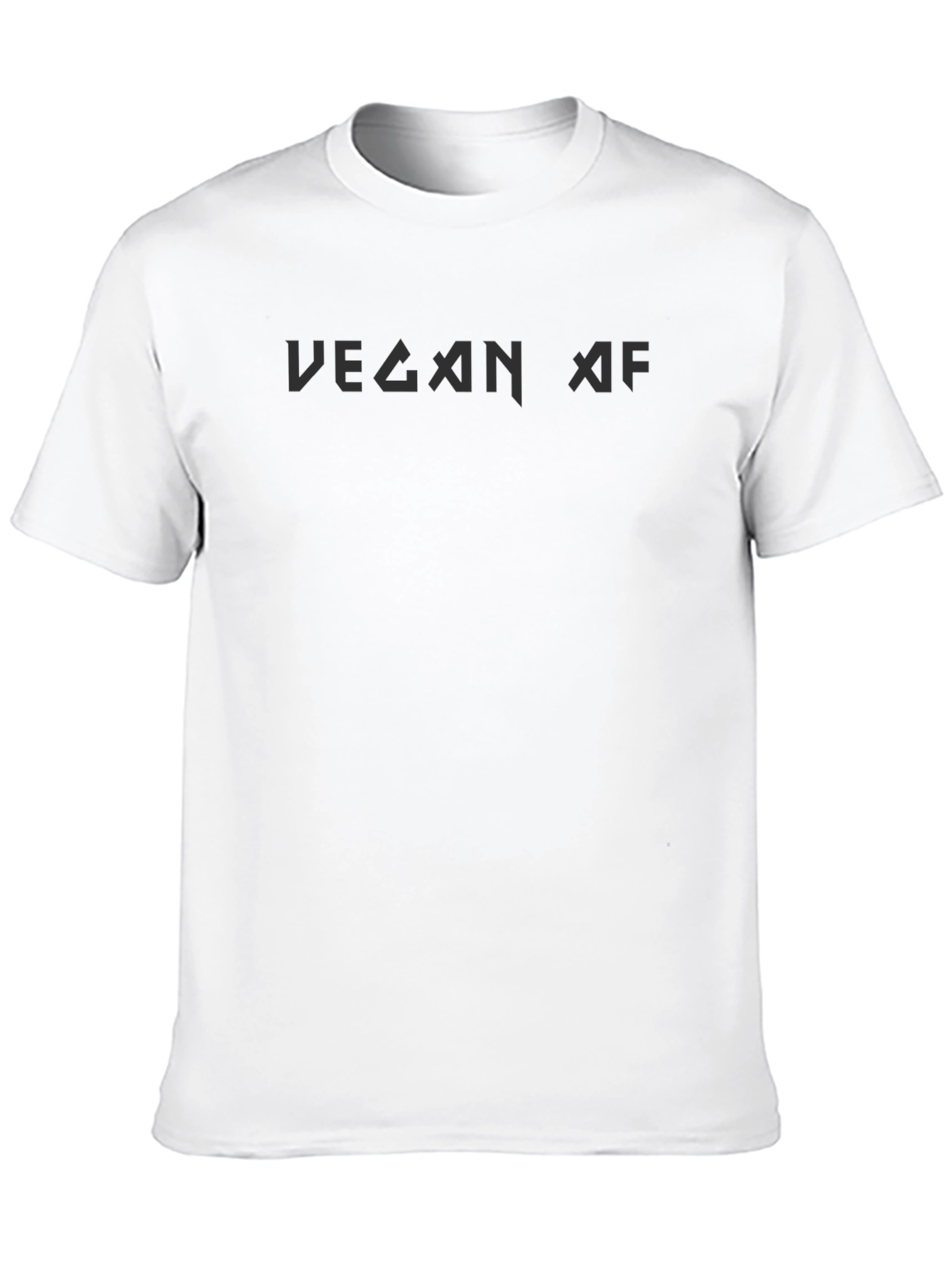 Vegan AF Black Graphic Tee - Soft Cotton