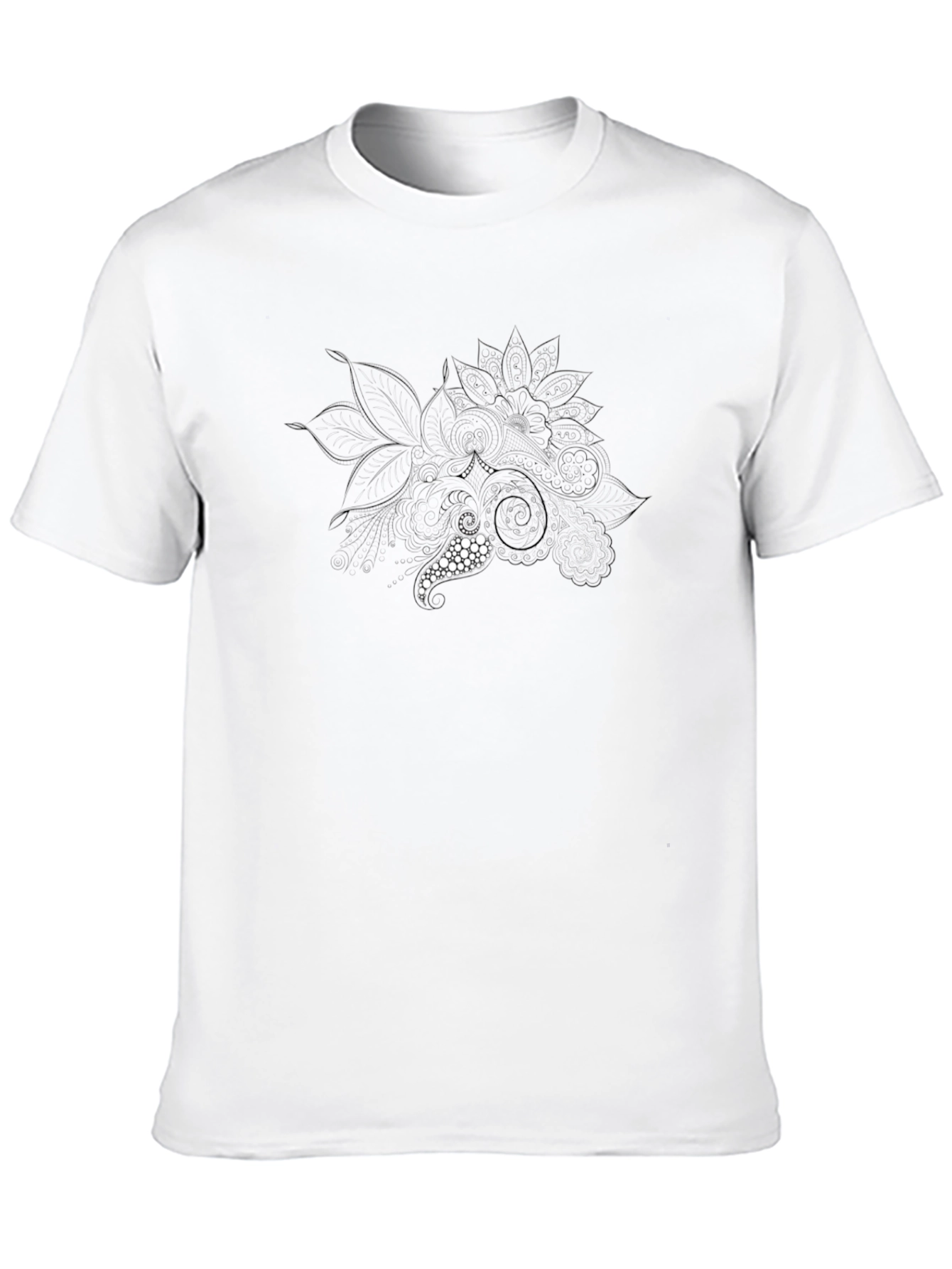 Ganesha Art Black T-Shirt for Men