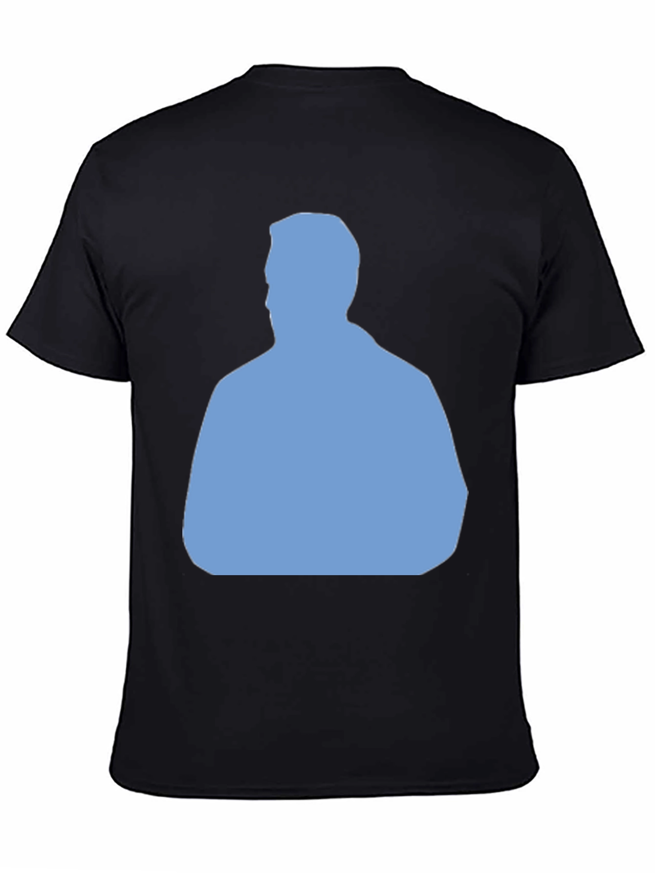 Modern Silhouette Graphic T-Shirt - Black