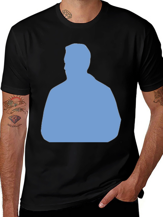 Modern Silhouette Graphic T-Shirt - Black