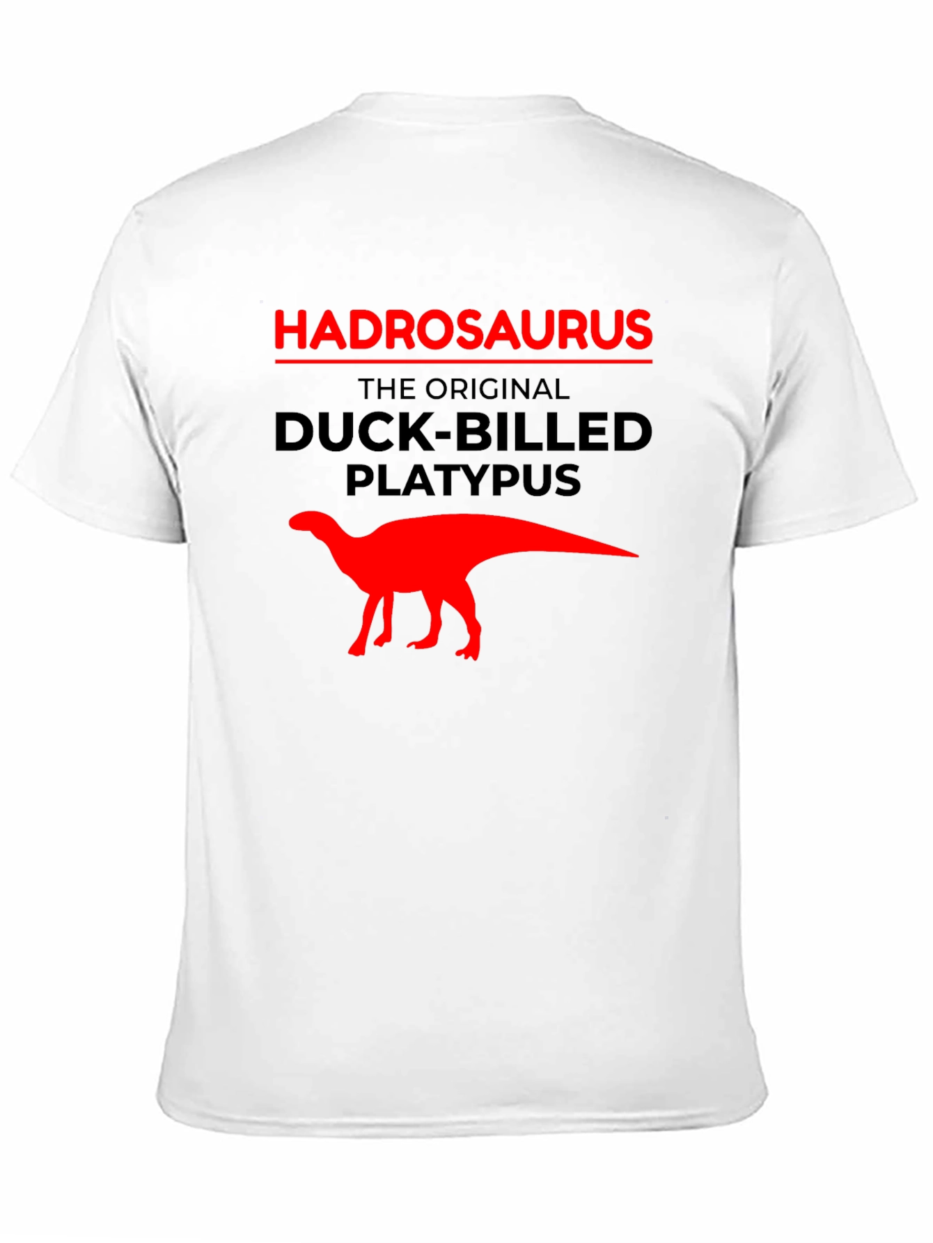 Hadrosaurus Duck-Billed Platypus Graphic Tee