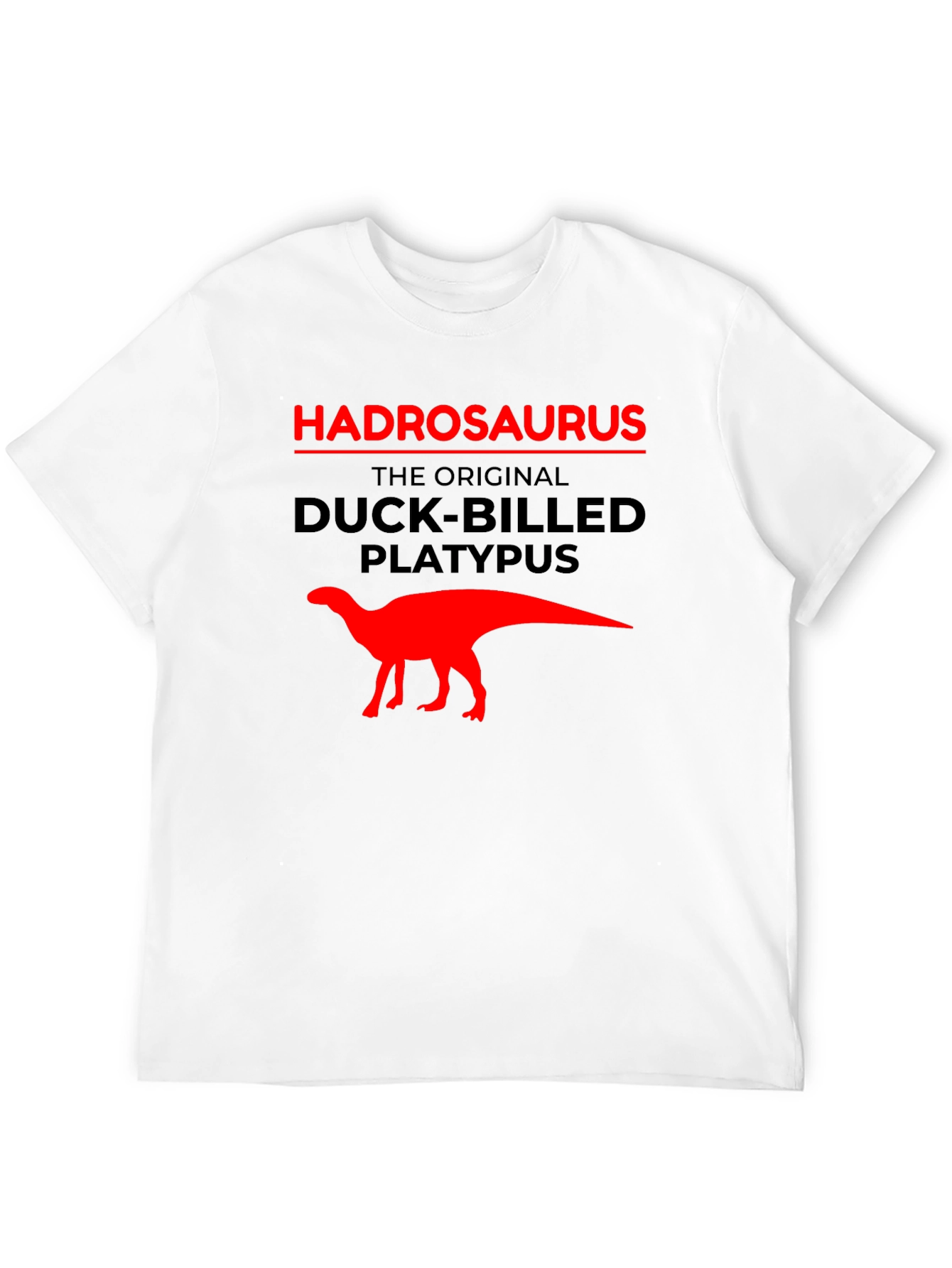 Hadrosaurus Duck-Billed Platypus Graphic Tee