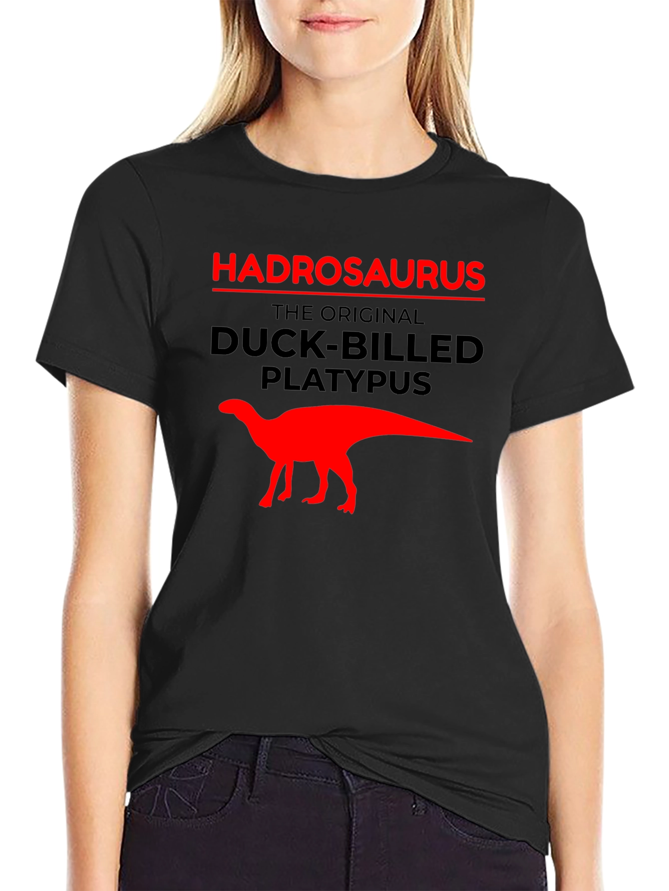 Hadrosaurus Duck-Billed Platypus Graphic Tee