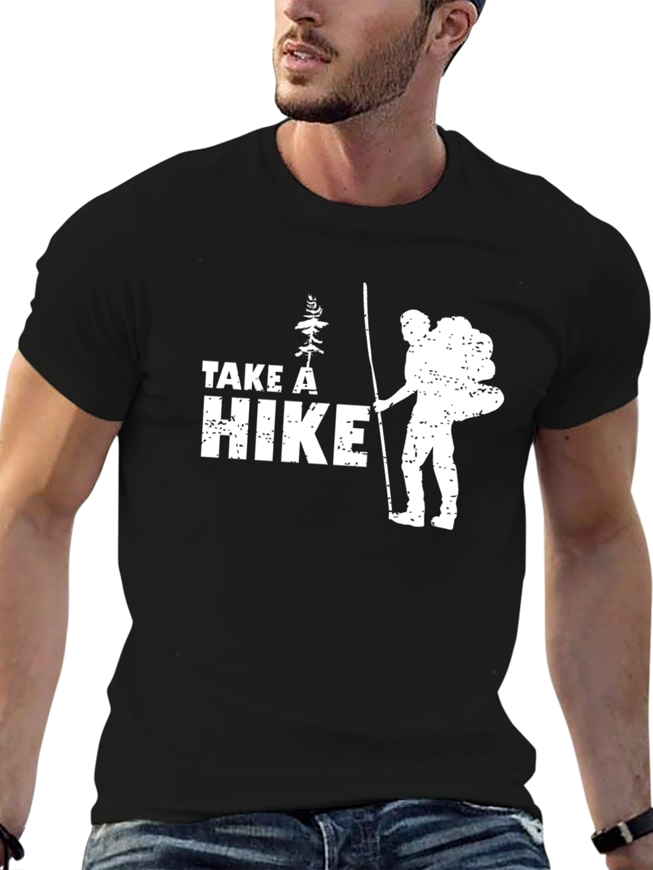 Take a Hike Graphic Tee - Black