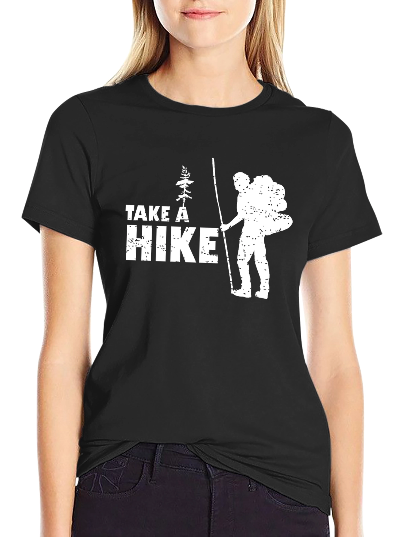 Take a Hike Graphic Tee - Black