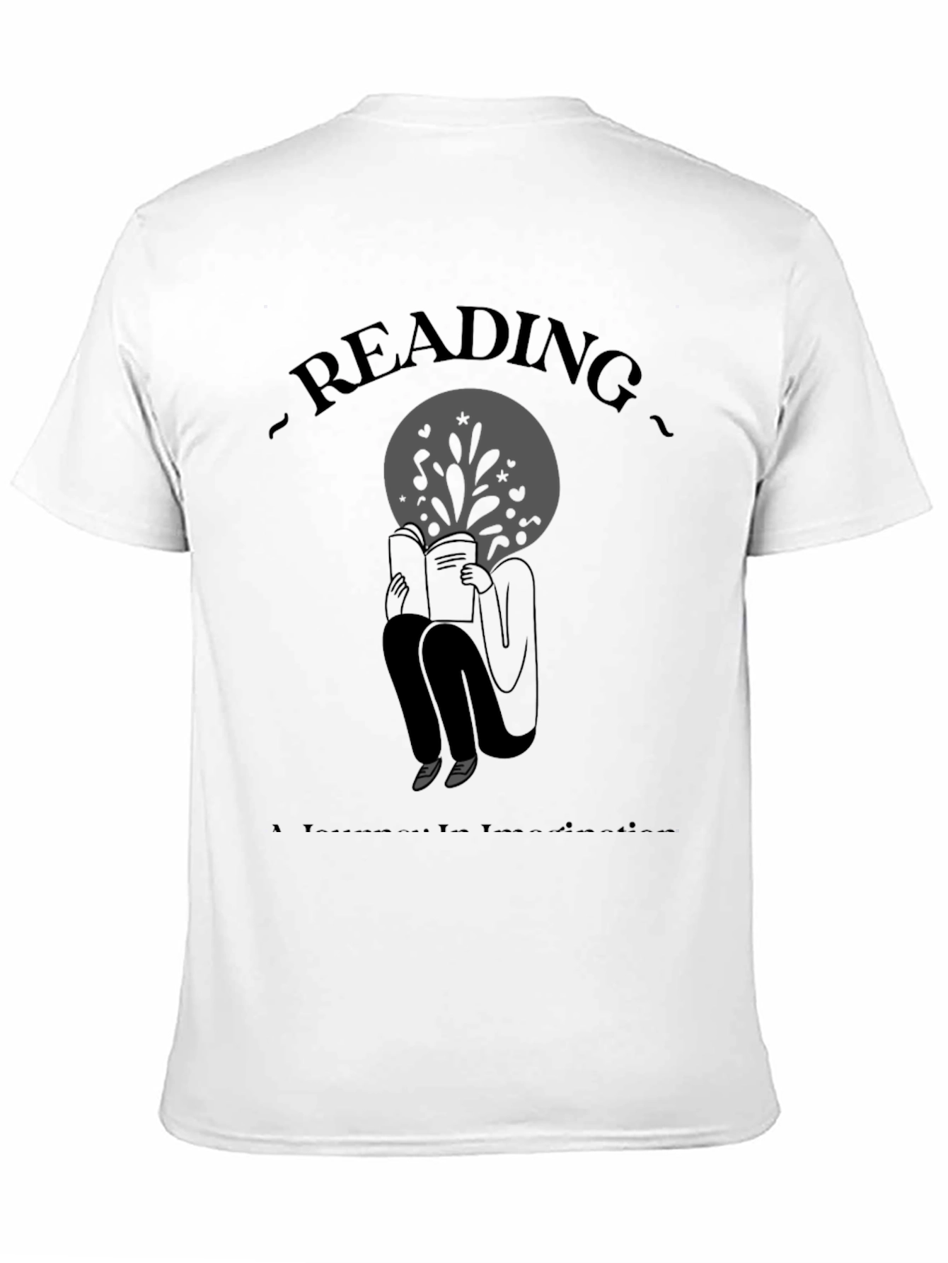 Reading Graphic Tee - Unisex Cotton T-Shirt