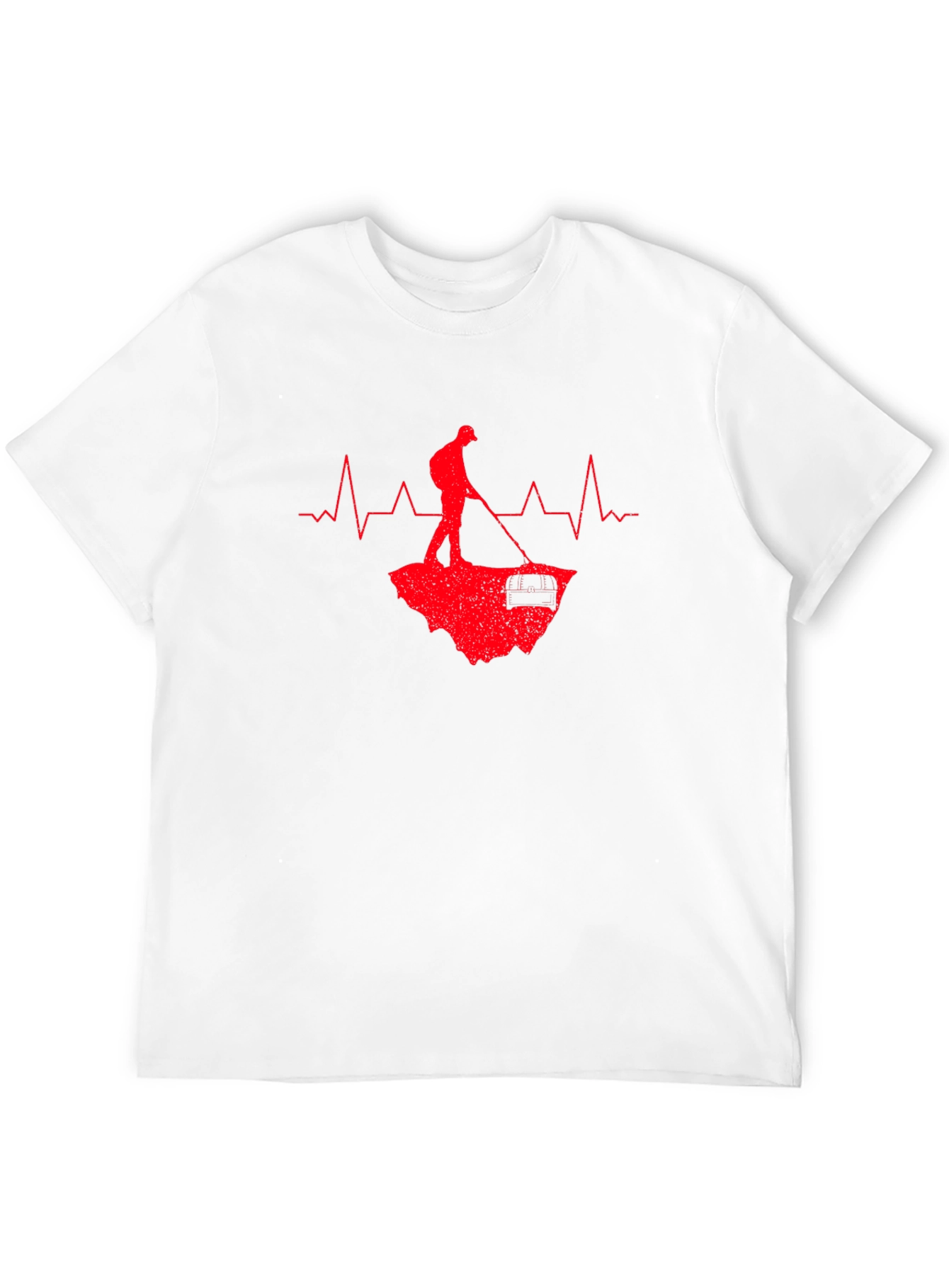 Metal Detecting Heartbeat T-Shirt