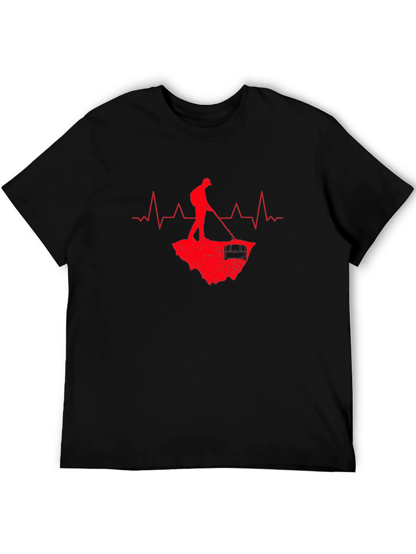 Metal Detecting Heartbeat T-Shirt