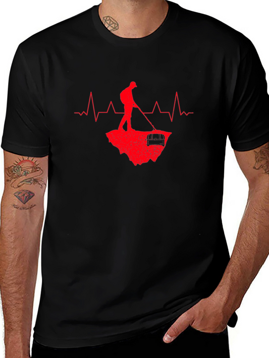 Metal Detecting Heartbeat T-Shirt