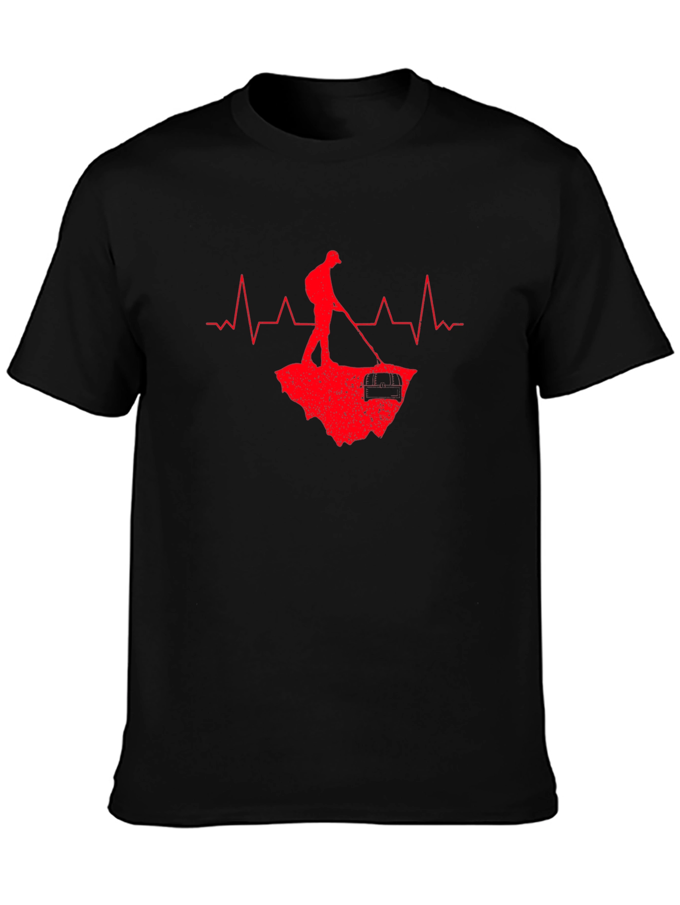 Metal Detecting Heartbeat T-Shirt
