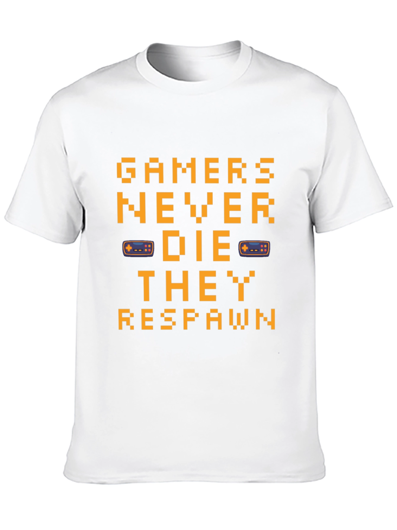 Gamers Never Die Black T-Shirt