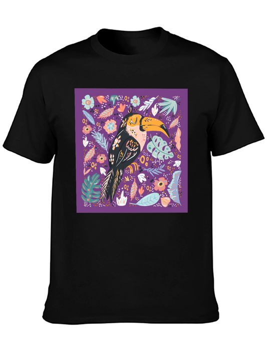 Tropical Toucan Graphic T-Shirt