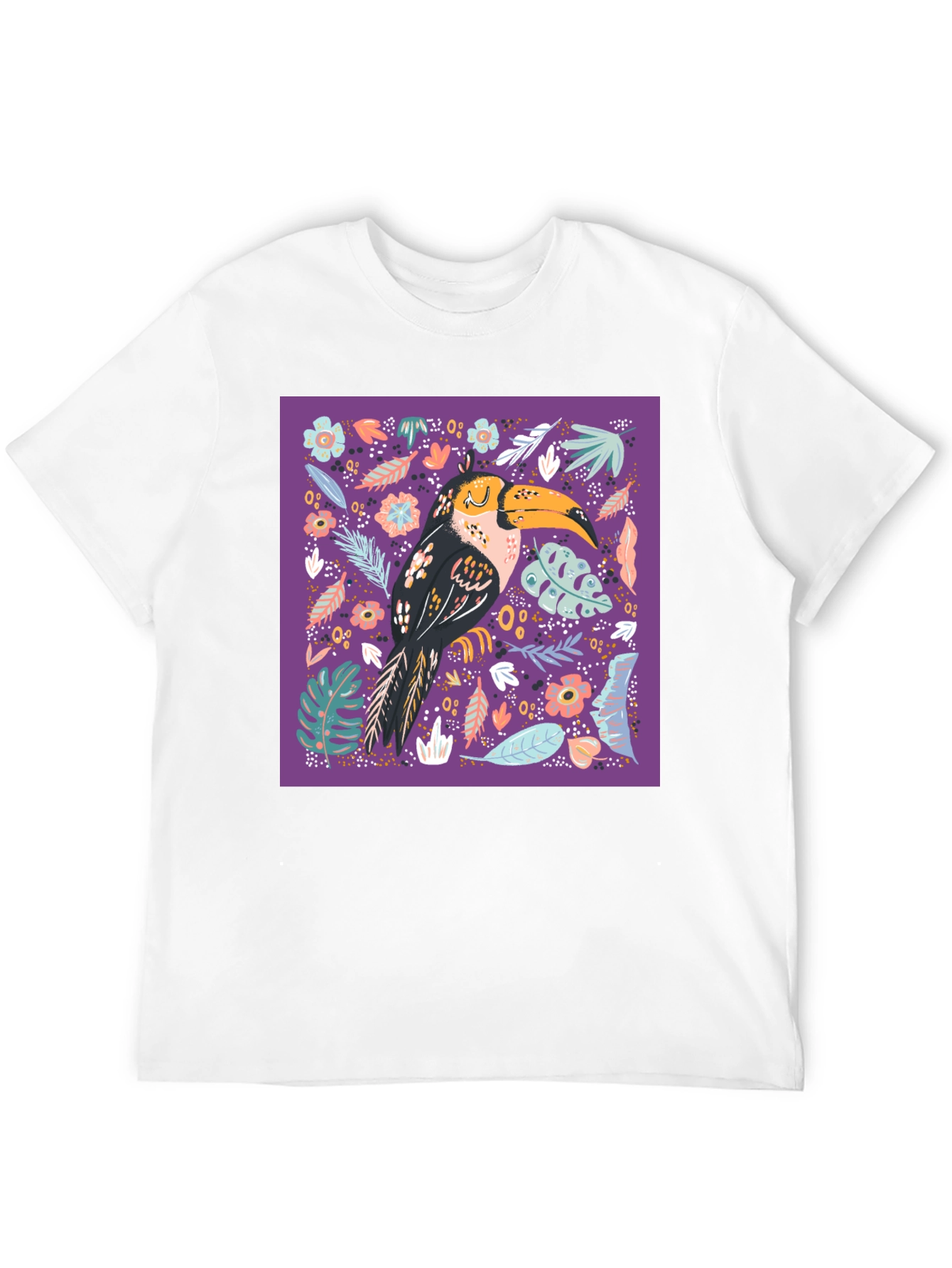 Tropical Toucan Graphic T-Shirt