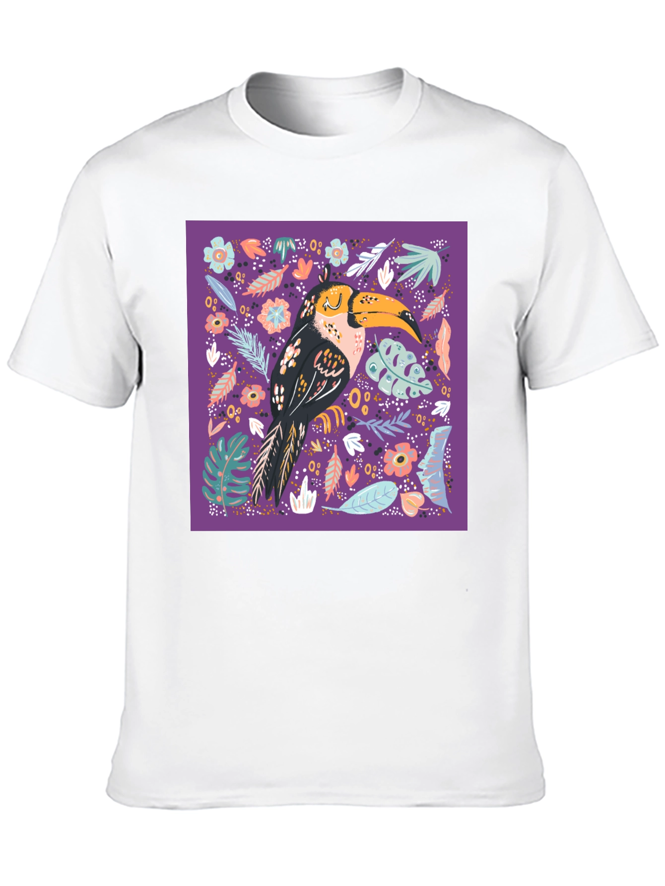 Tropical Toucan Graphic T-Shirt