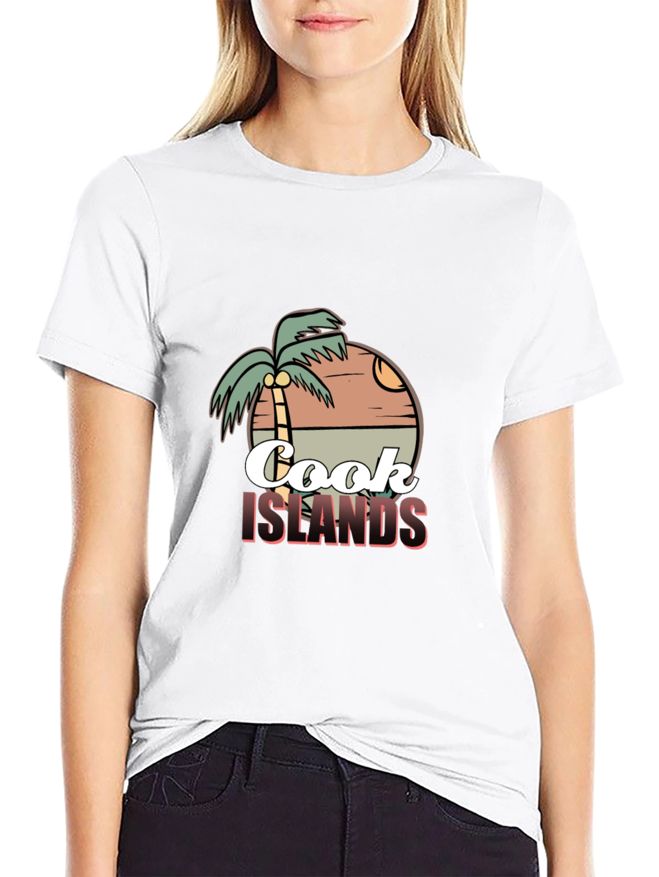 Cook Islands Palm Tree T-Shirt