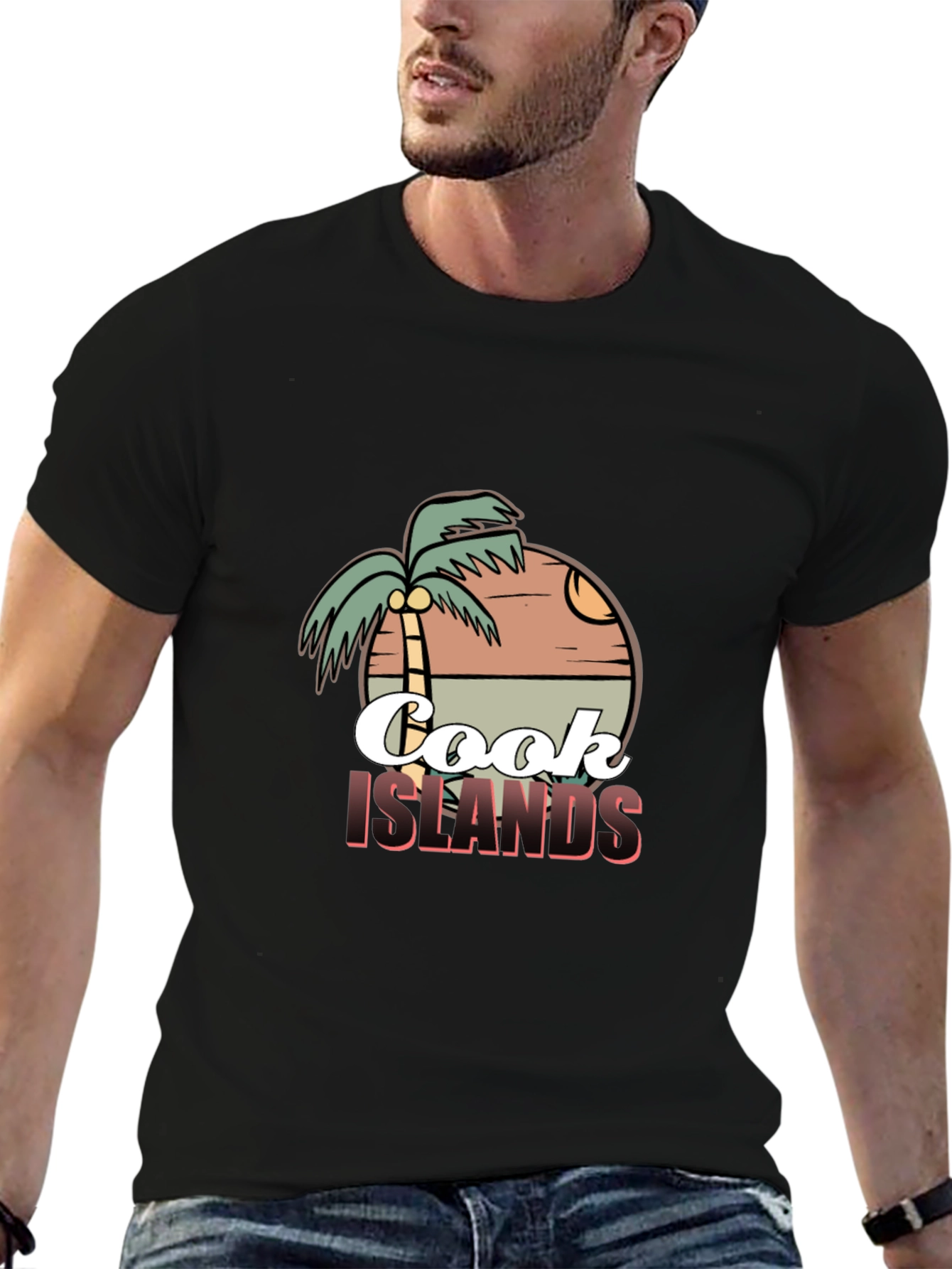 Cook Islands Palm Tree T-Shirt