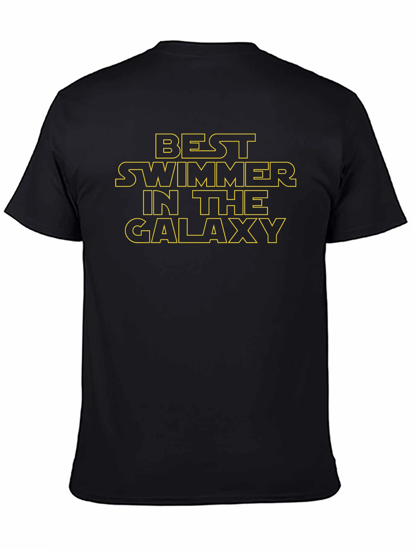 Best Swimmer in the Galaxy Black T-Shirt