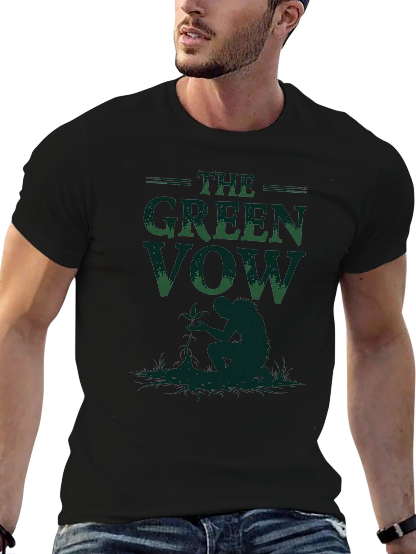 The Green Vow Graphic T-Shirt - Nature Inspired Tee