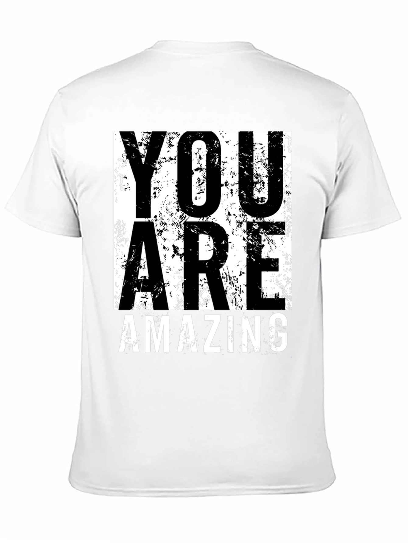 You Are Amazing Graphic Tee - Black Cotton T-Shirt