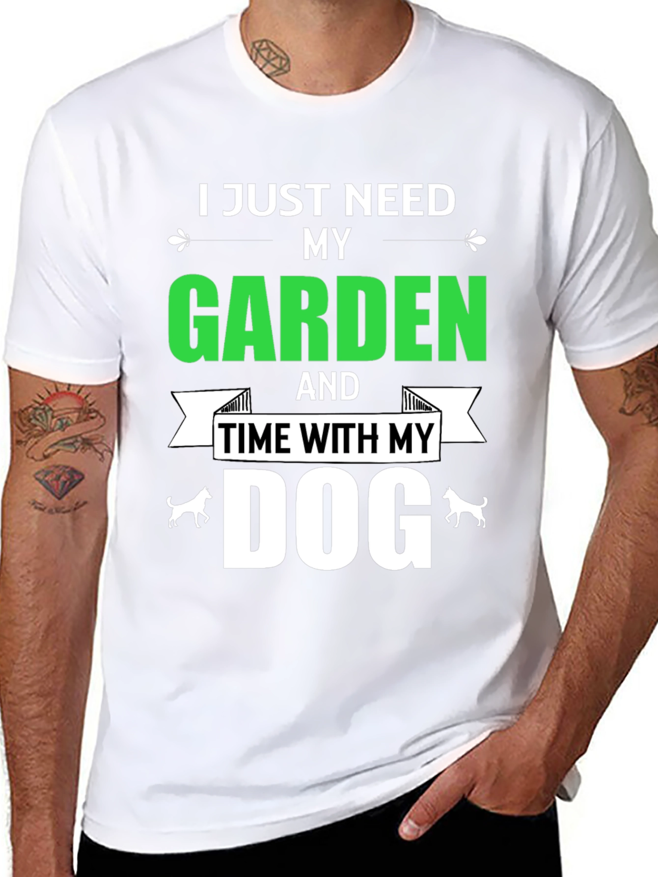 Garden and Dog T-Shirt