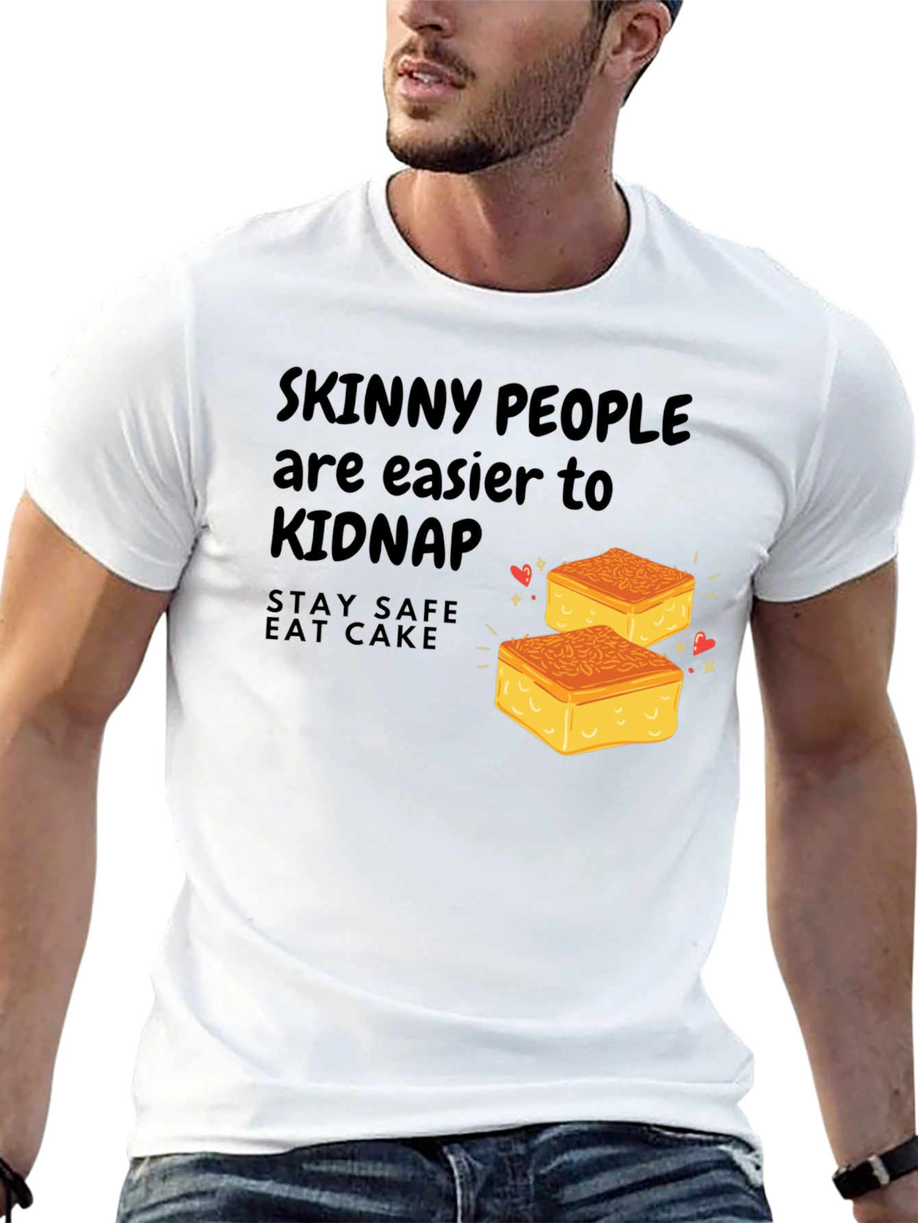 Eat Cake Graphic T-Shirt