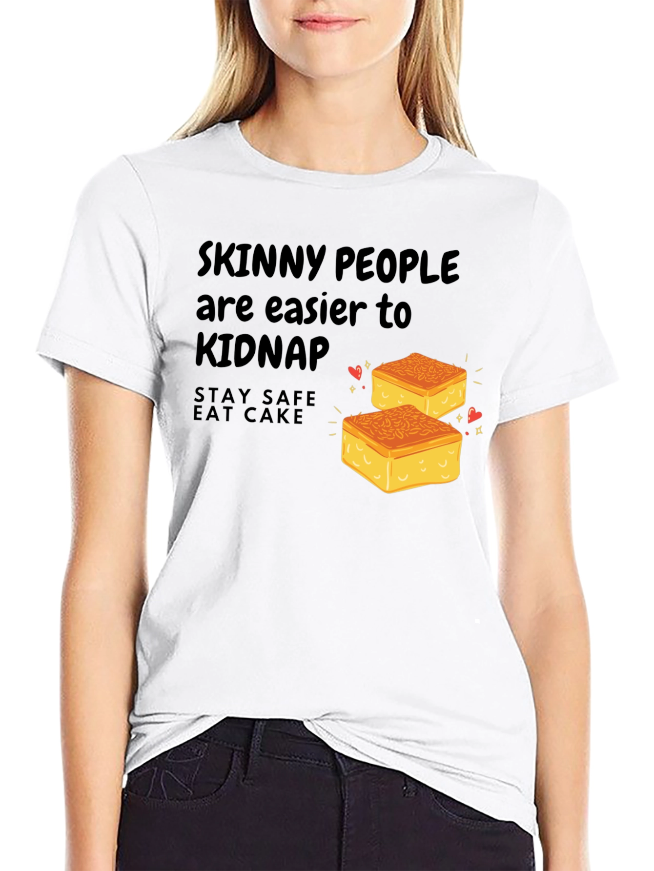 Eat Cake Graphic T-Shirt