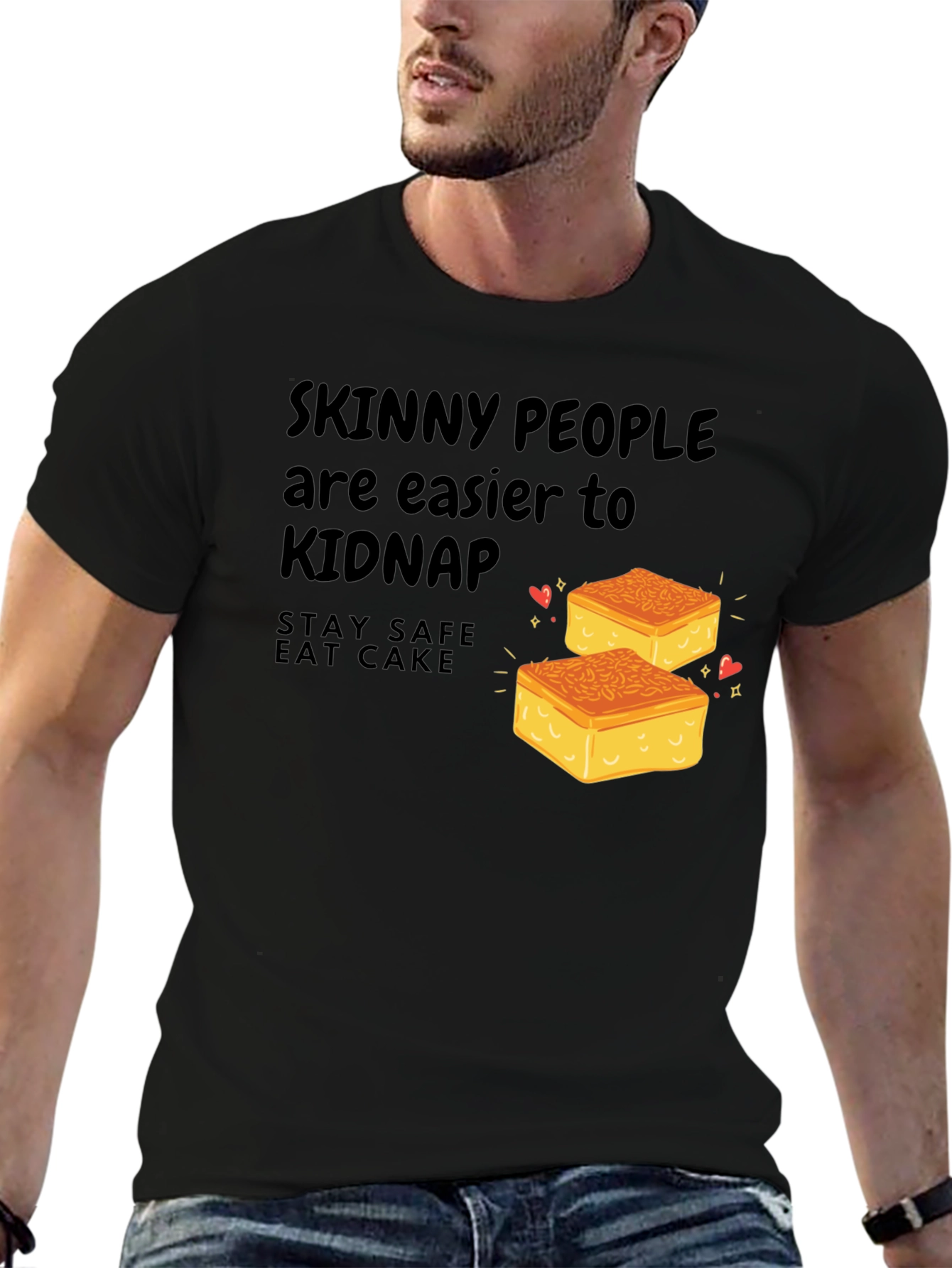 Eat Cake Graphic T-Shirt