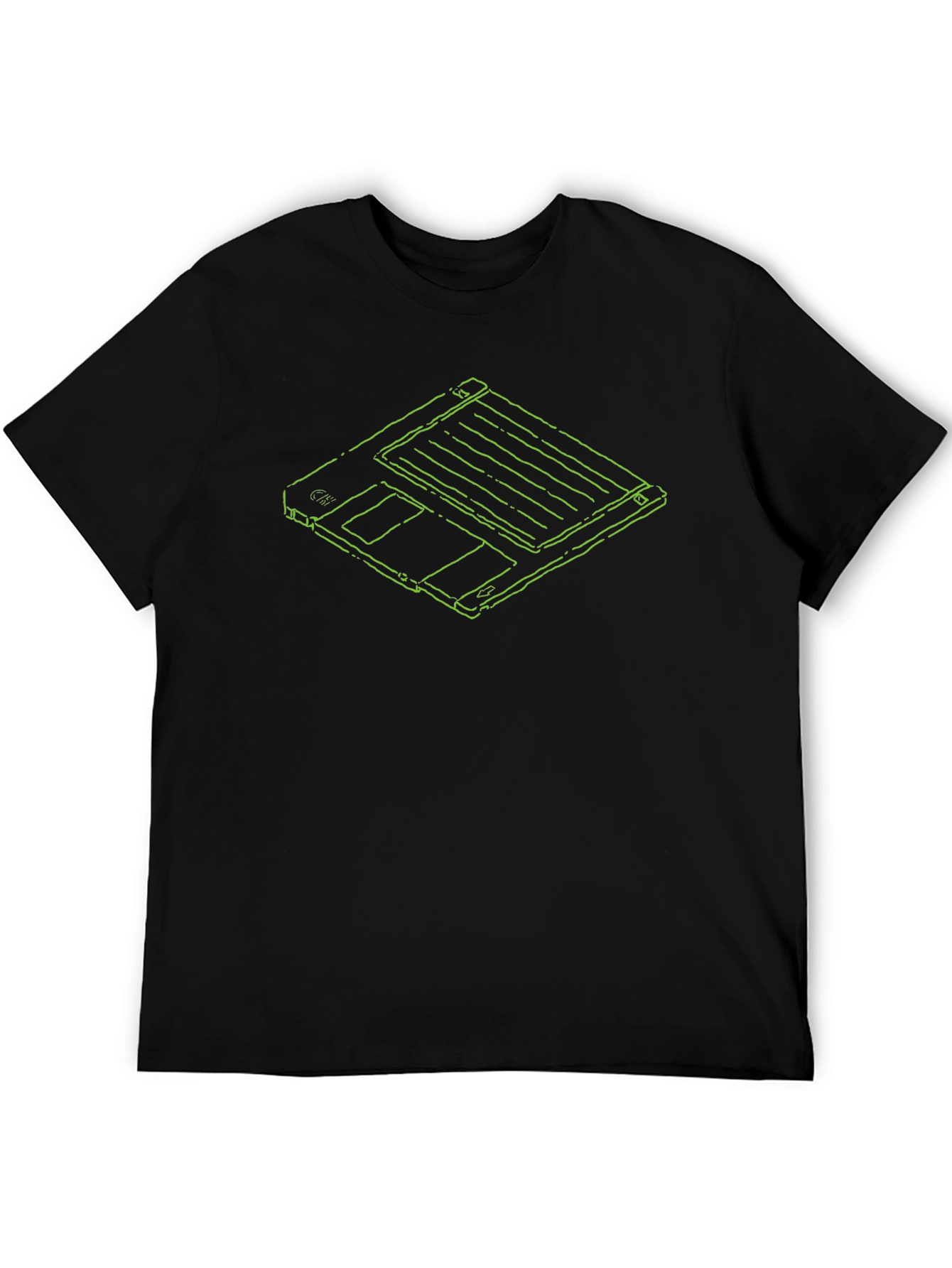 Retro Floppy Disk T-Shirt - Geeky Style!
