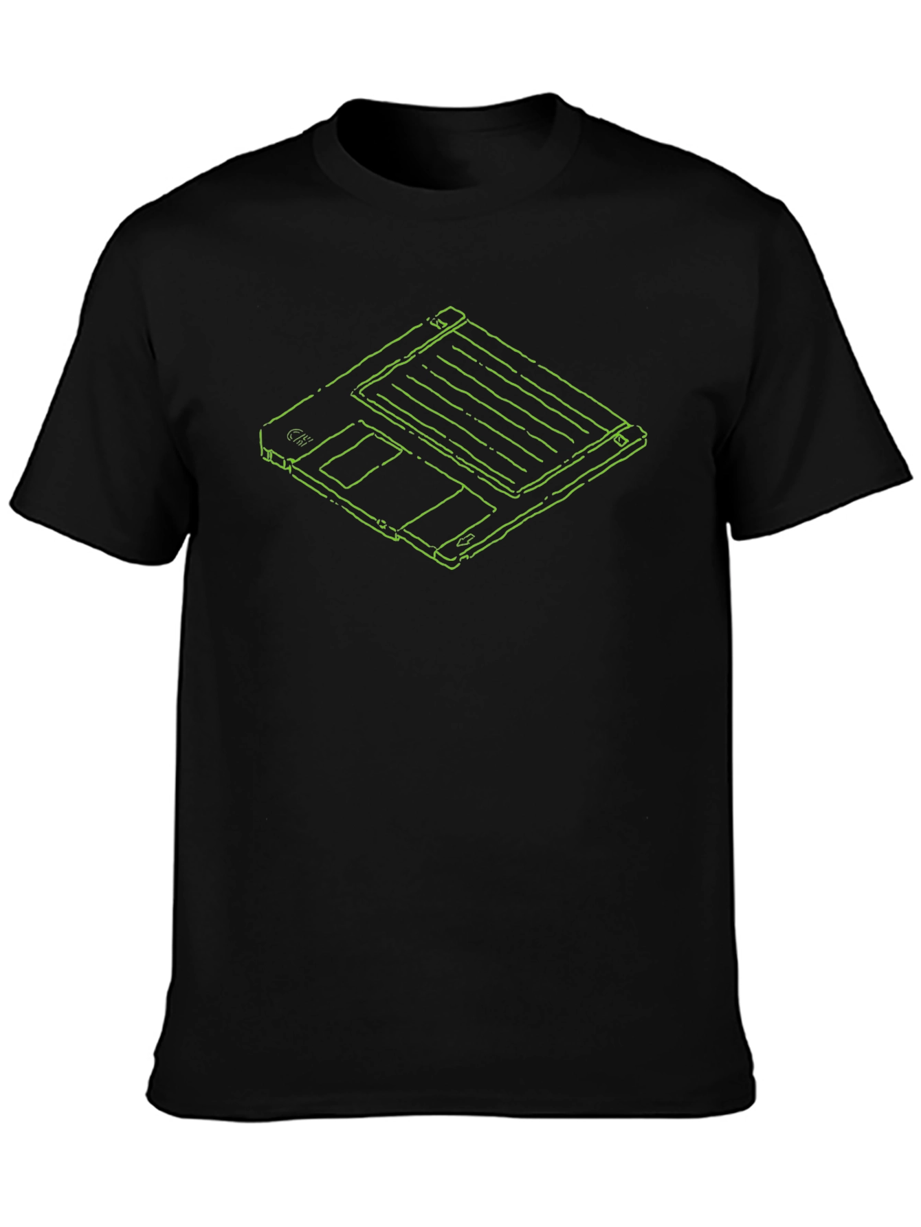 Retro Floppy Disk T-Shirt - Geeky Style!