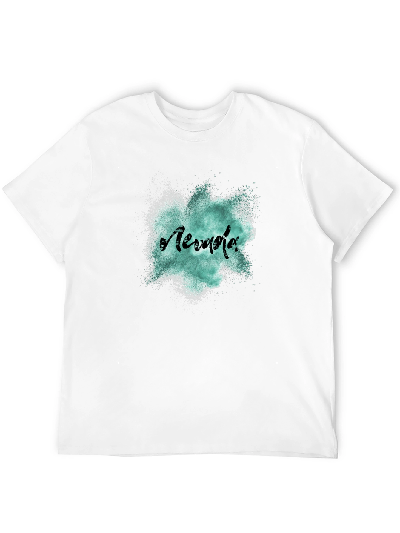 Nevada Graphic Print Mens Black T-Shirt