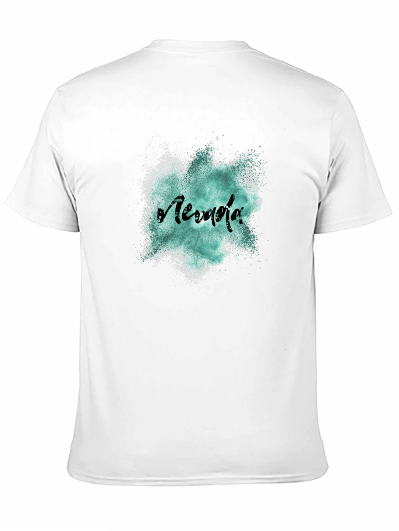 Nevada Graphic Print Mens Black T-Shirt