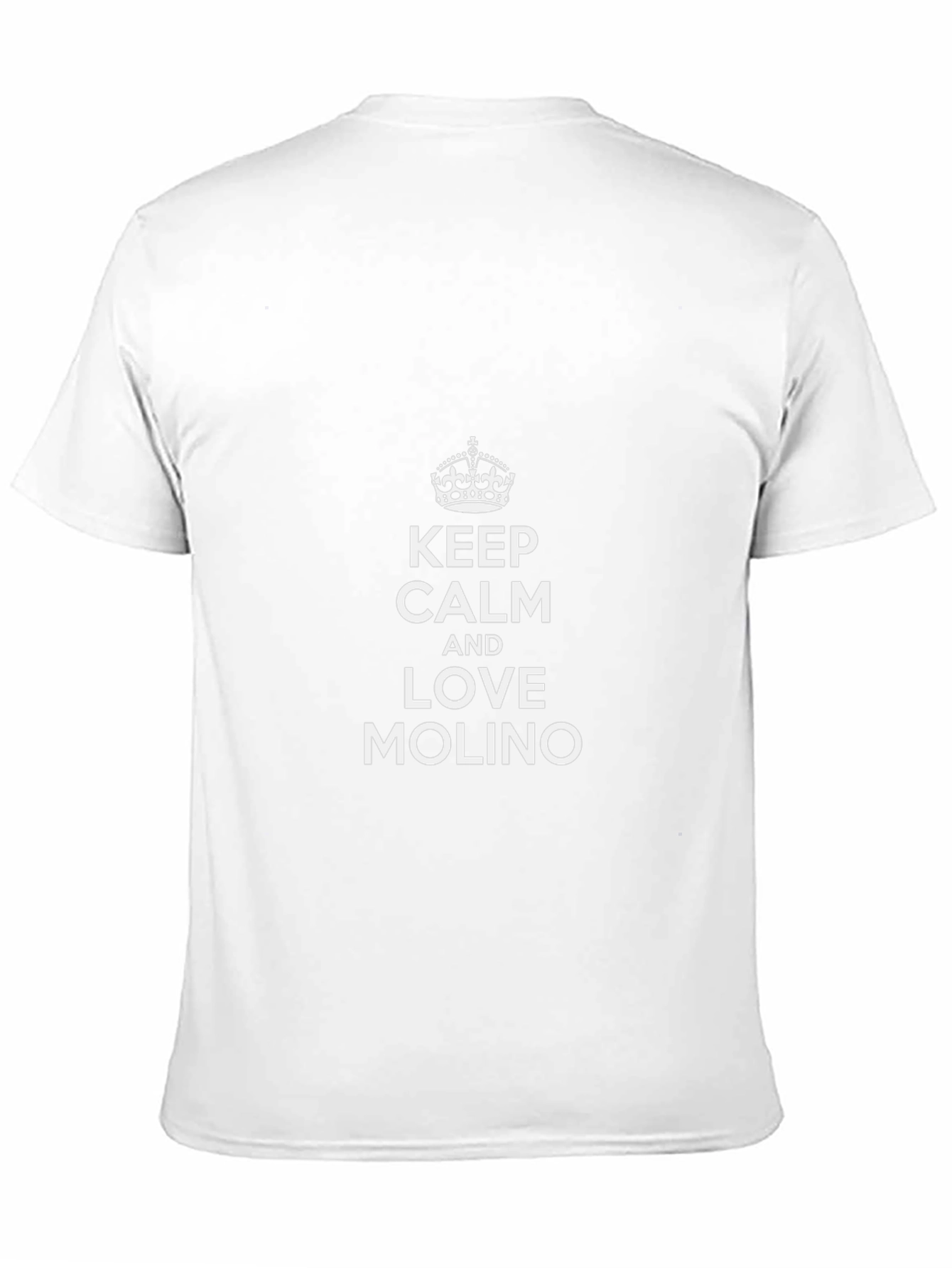 Keep Calm and Love MOLINO Black T-Shirt
