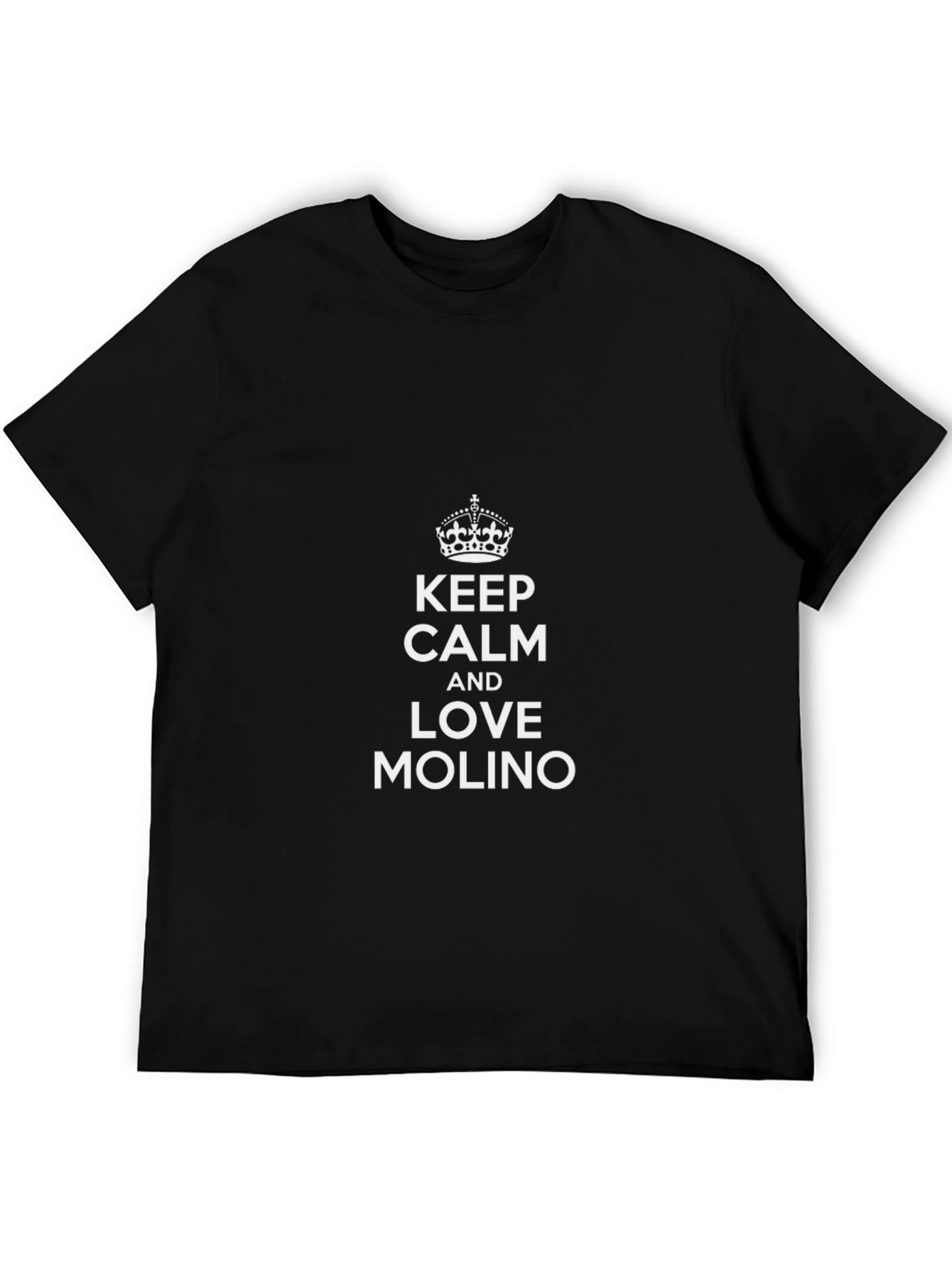Keep Calm and Love MOLINO Black T-Shirt