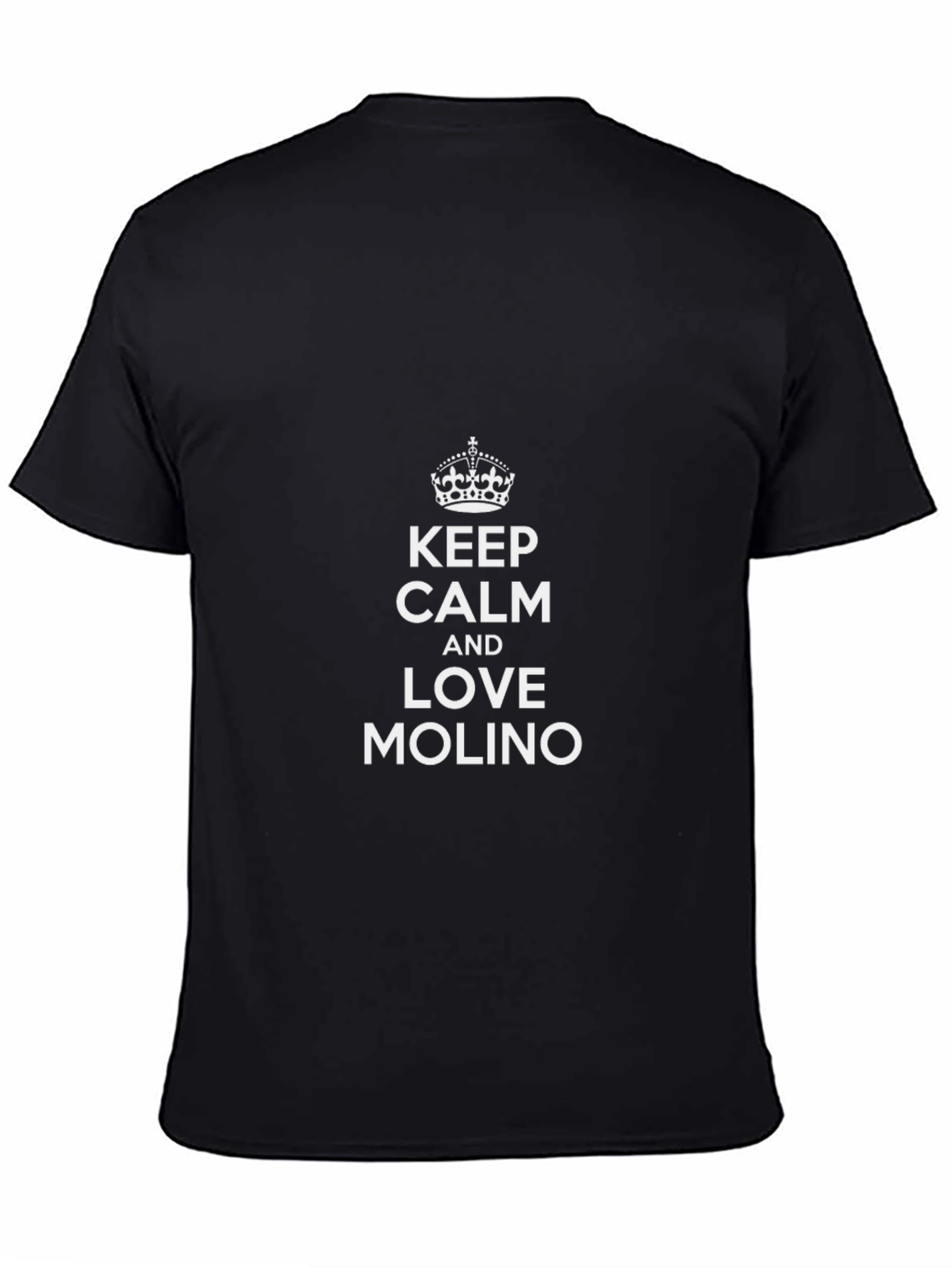 Keep Calm and Love MOLINO Black T-Shirt