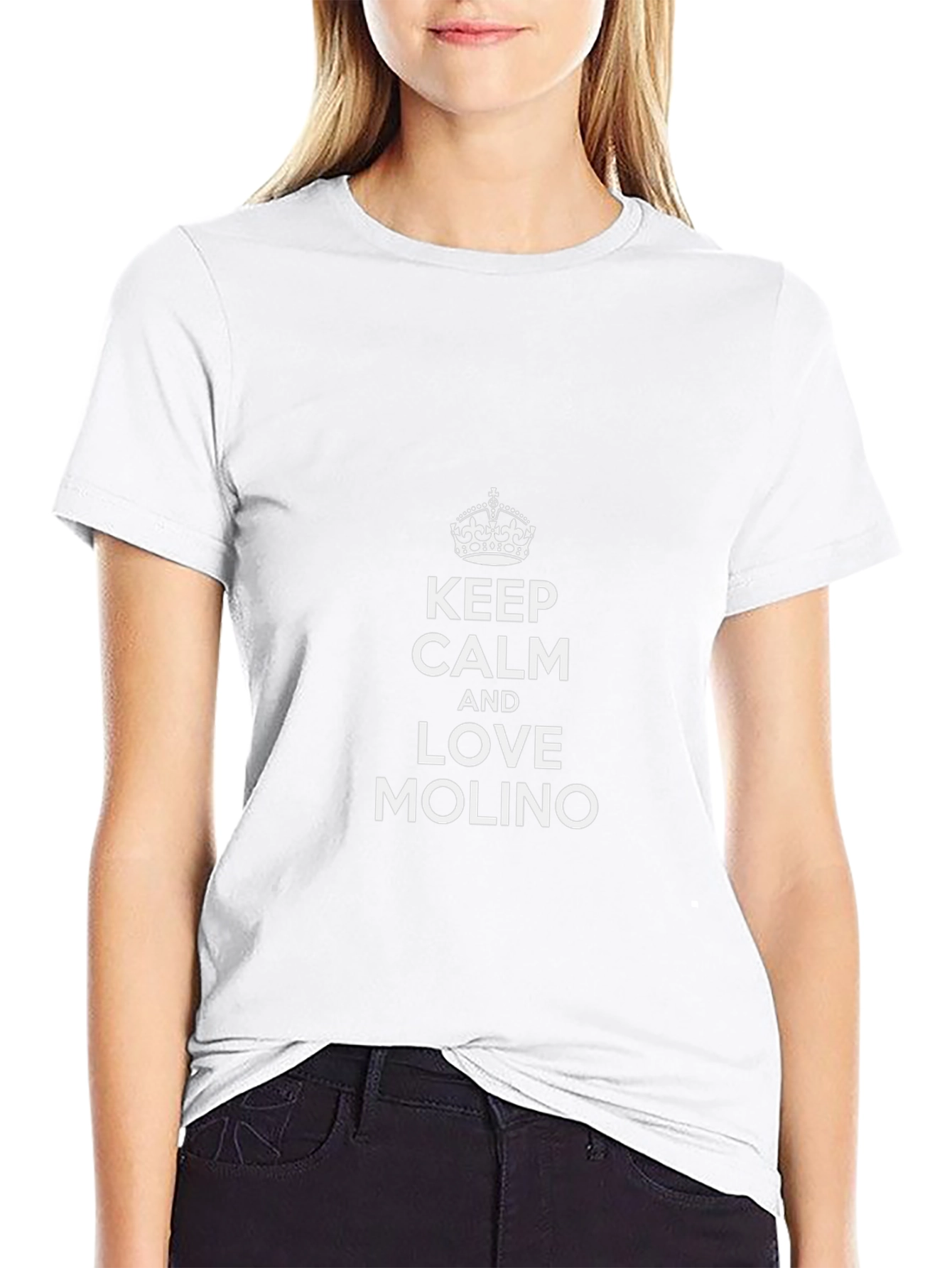 Keep Calm and Love MOLINO Black T-Shirt