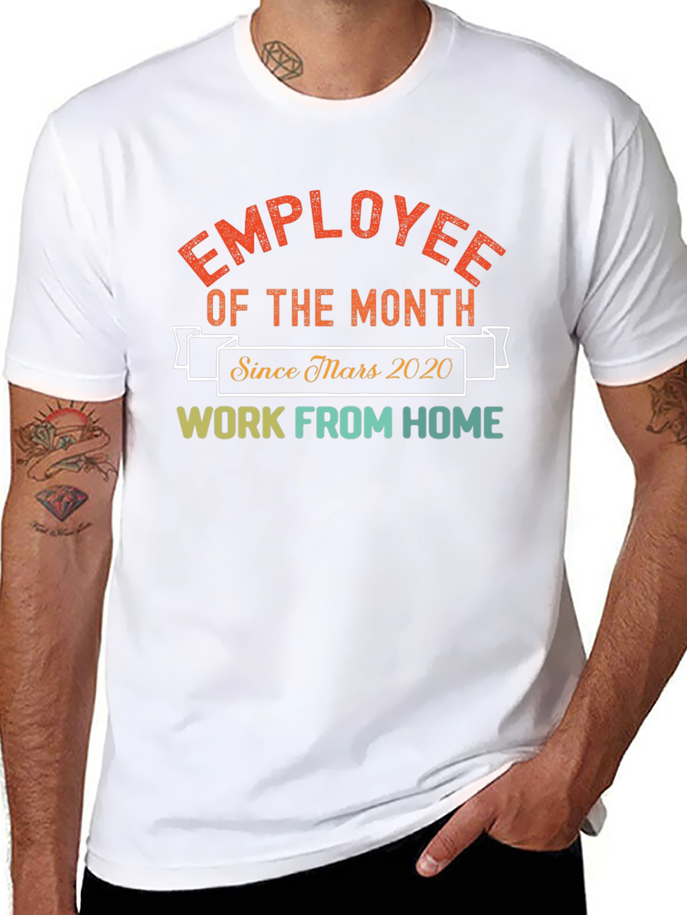 Employee of the Month Work From Home T-Shirt