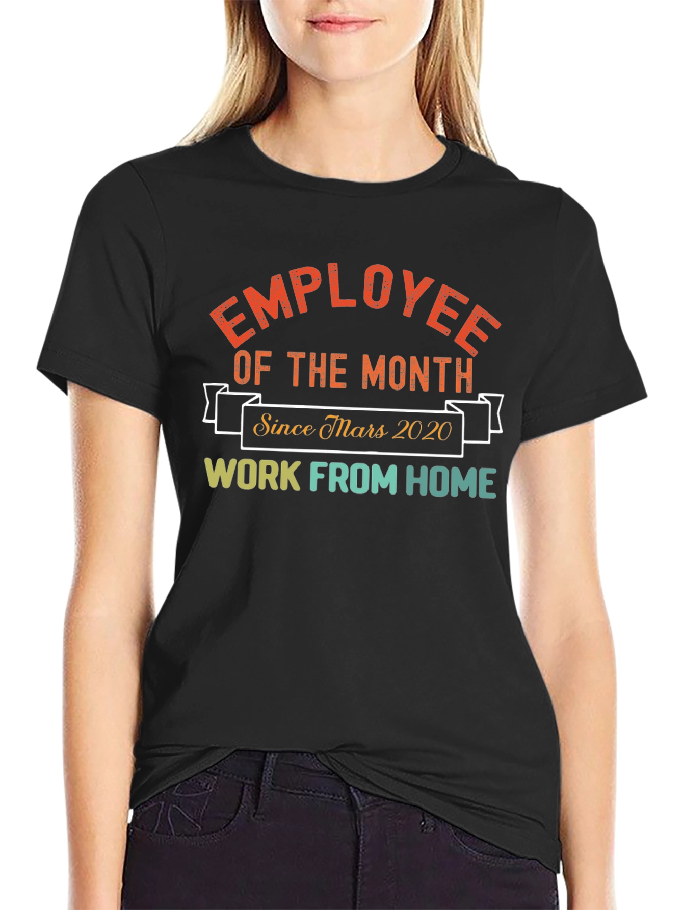 Employee of the Month Work From Home T-Shirt