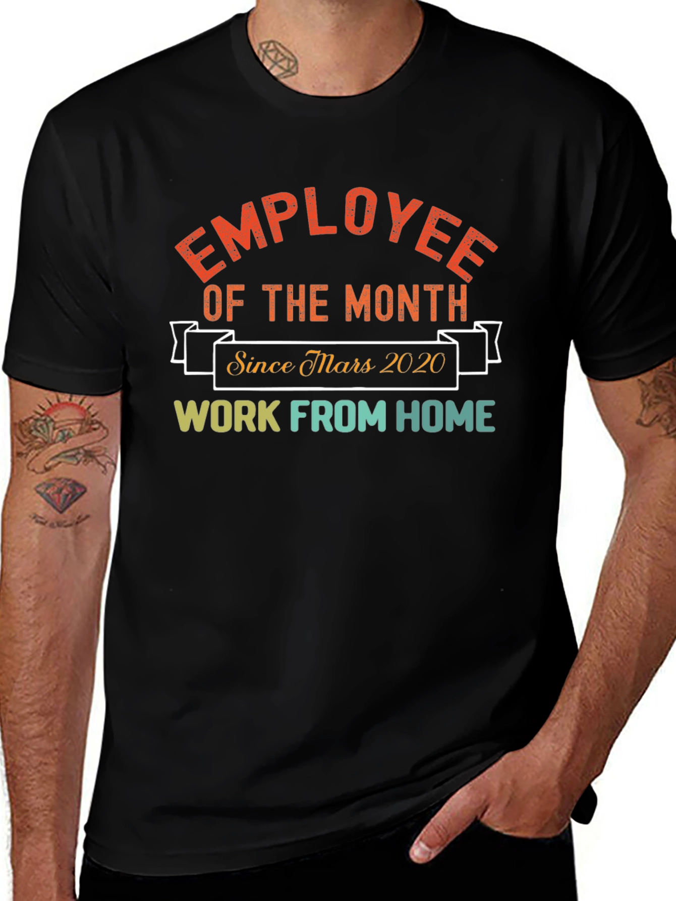 Employee of the Month Work From Home T-Shirt