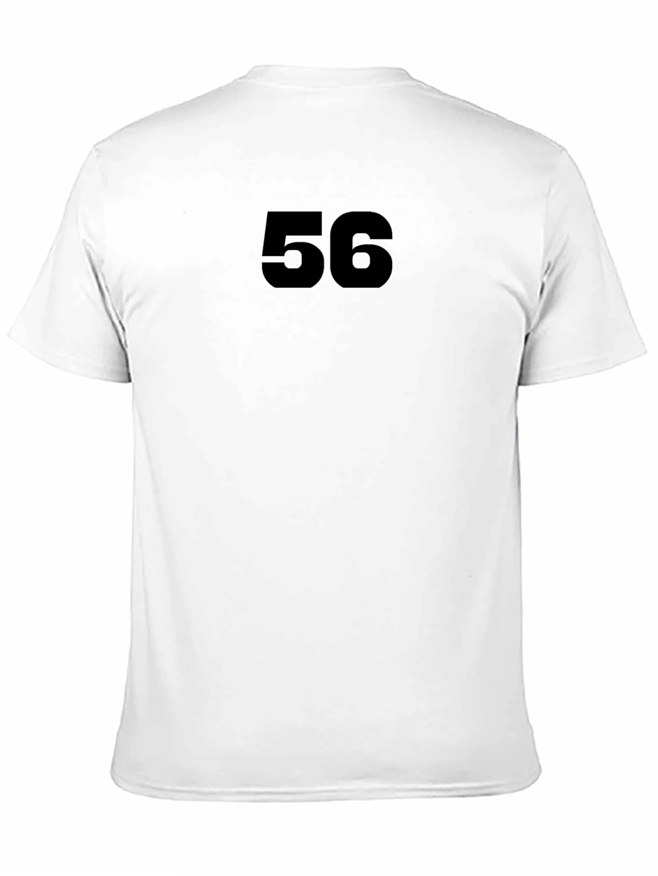 Bold Number 56 Black T-Shirt