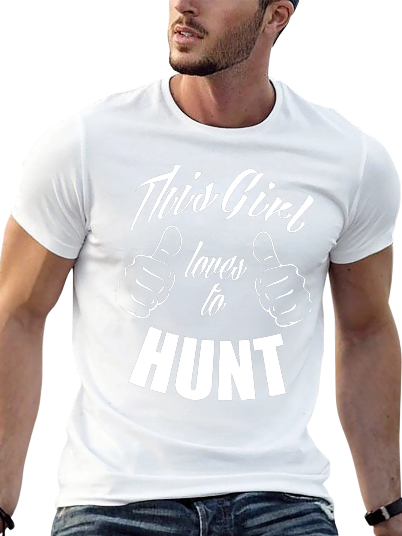 This Girl Loves to Hunt T-Shirt Black