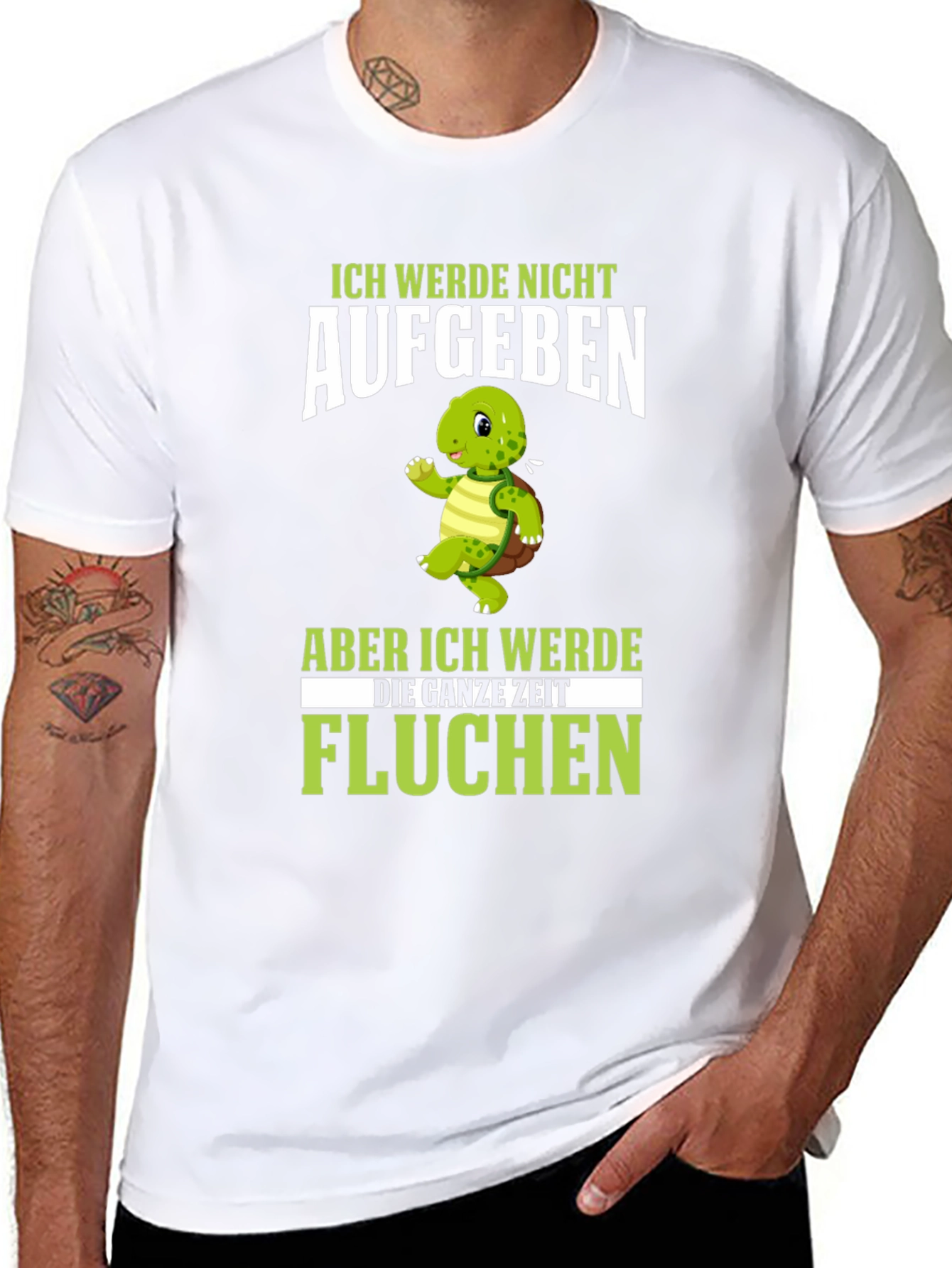 Funny Turtle T-Shirt - I Will Not Give Up