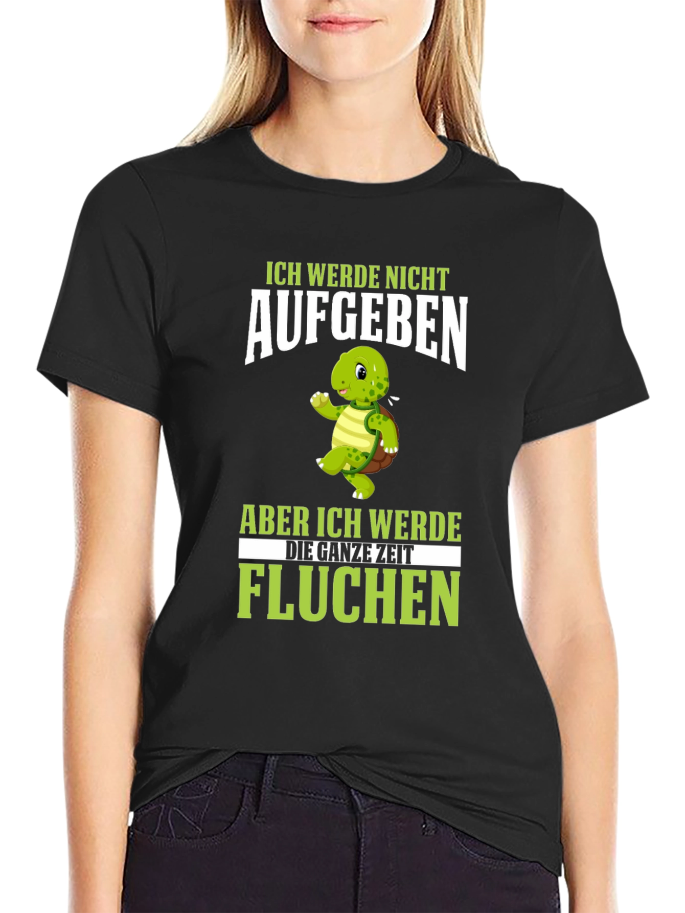 Funny Turtle T-Shirt - I Will Not Give Up