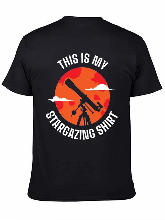 Stargazing Shirt - Telescope Graphic Tee