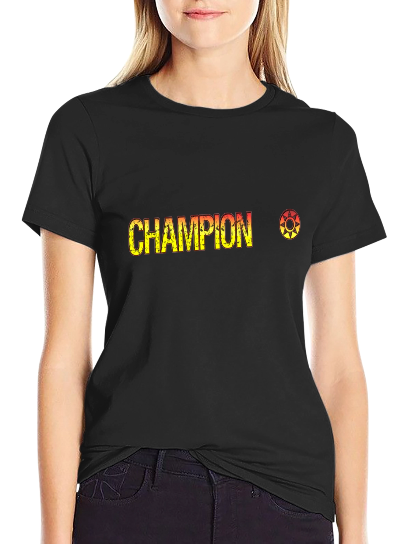 Champion Graphic Black T-Shirt