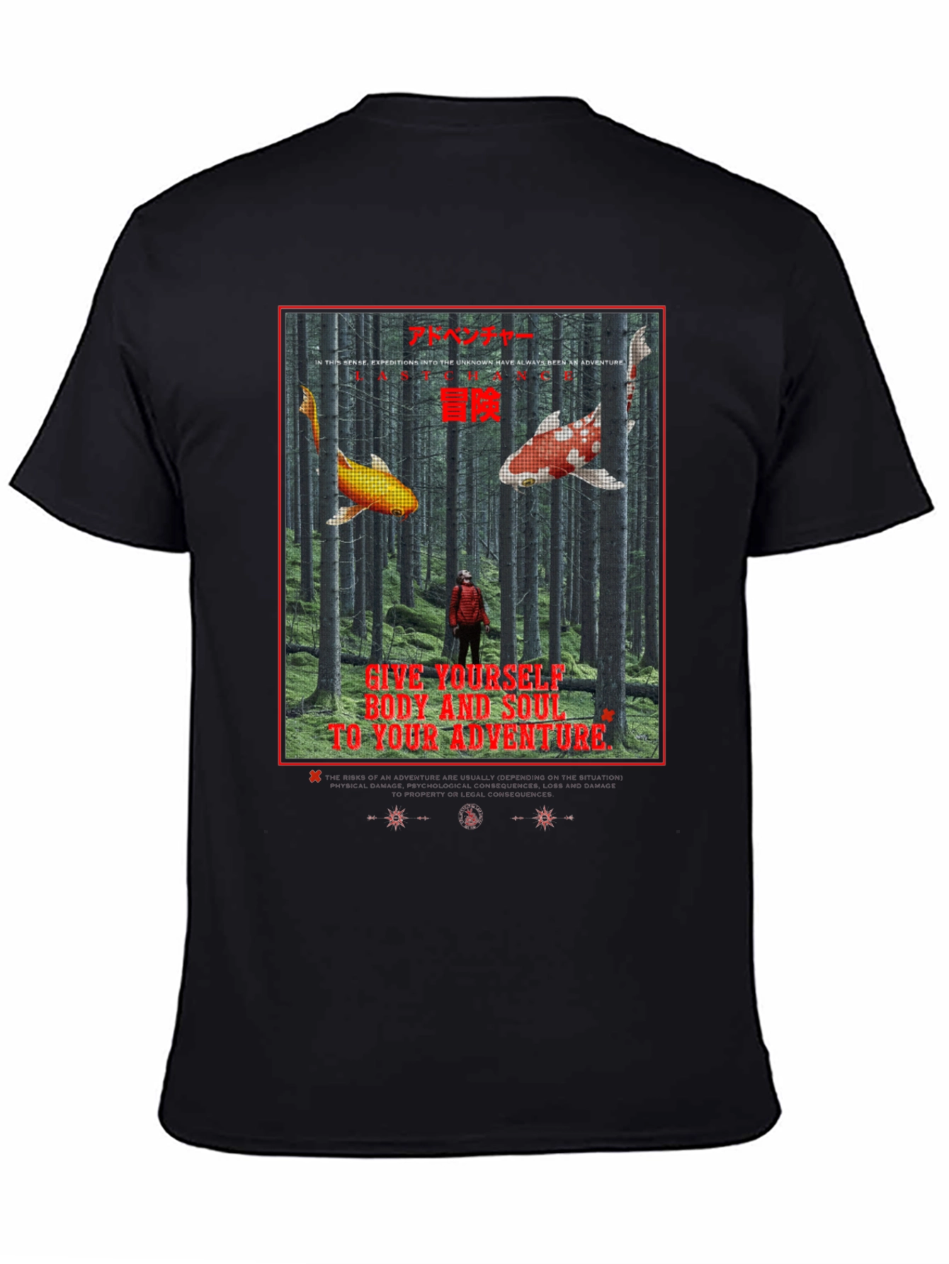 Adventure Koi Graphic T-Shirt