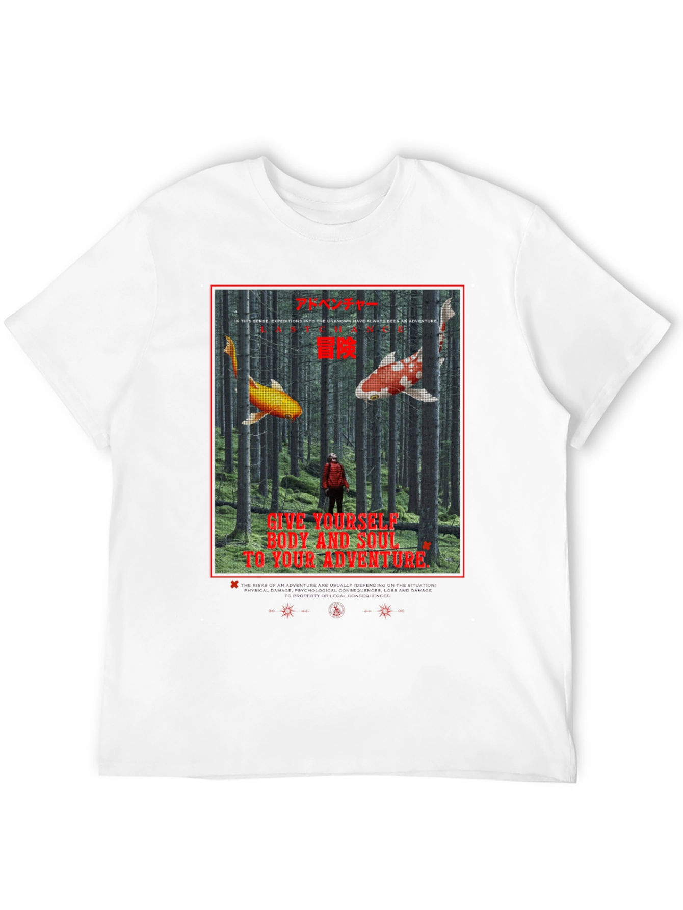 Adventure Koi Graphic T-Shirt