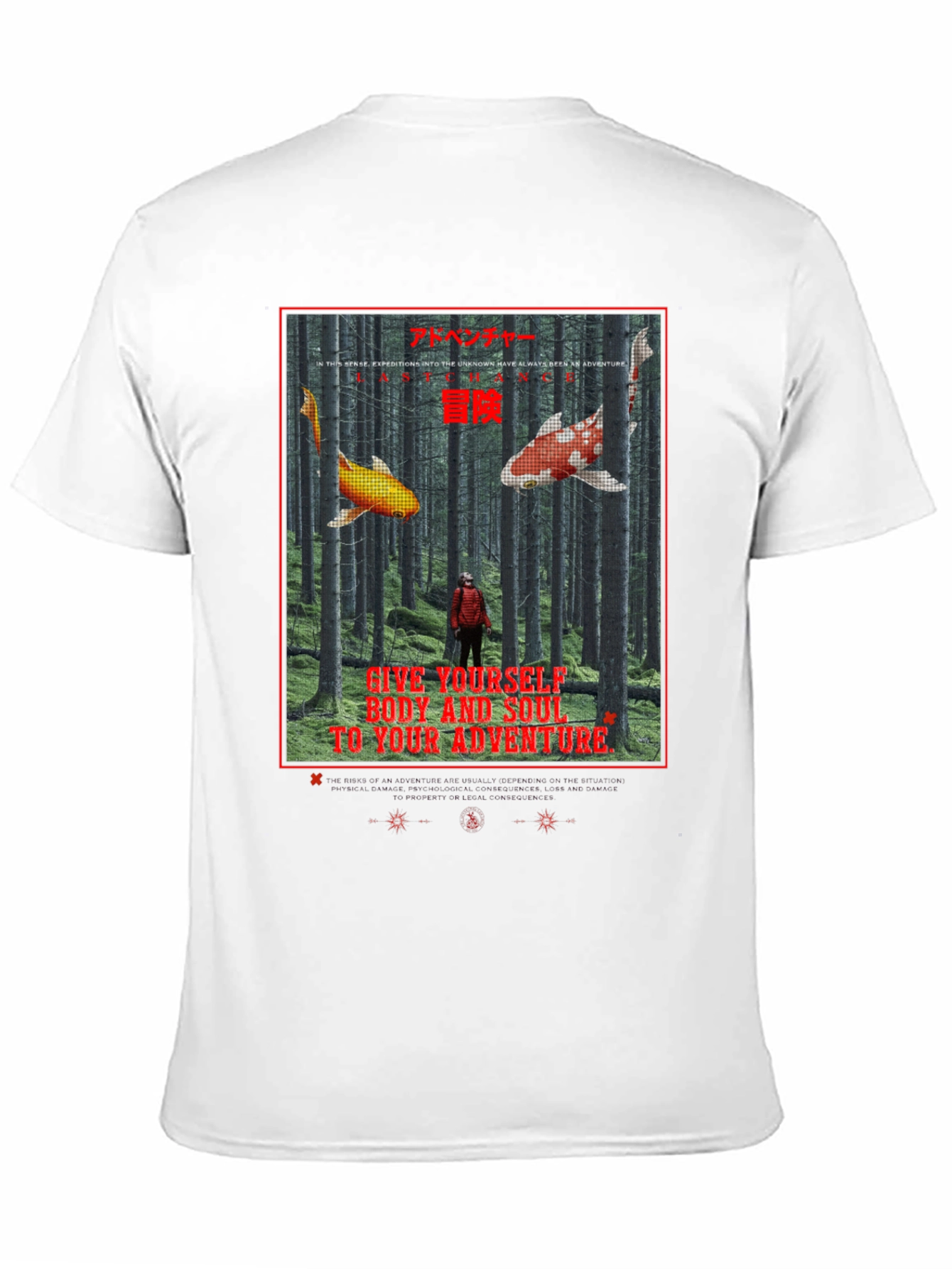 Adventure Koi Graphic T-Shirt