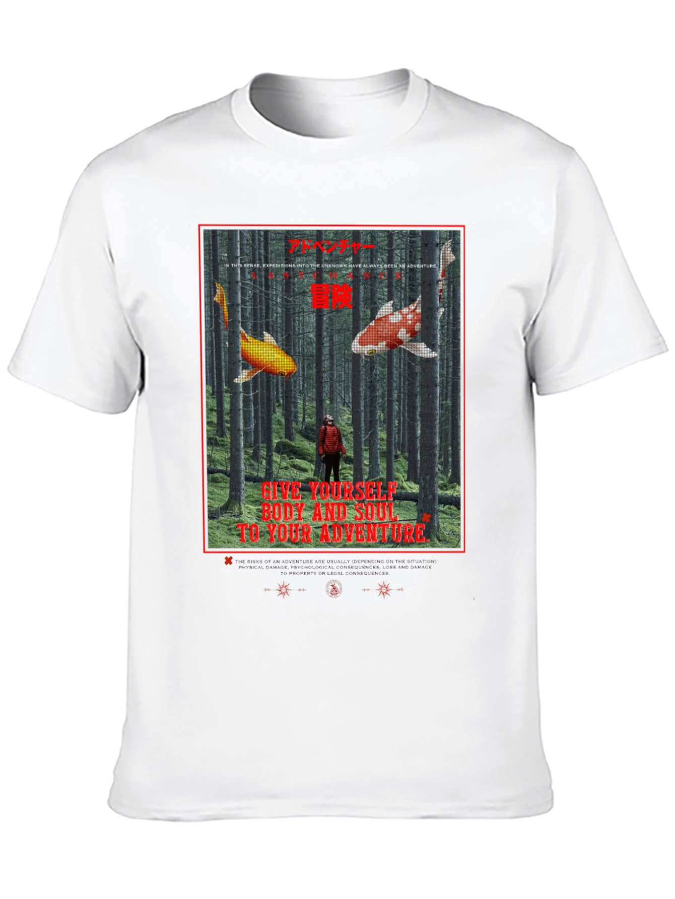 Adventure Koi Graphic T-Shirt