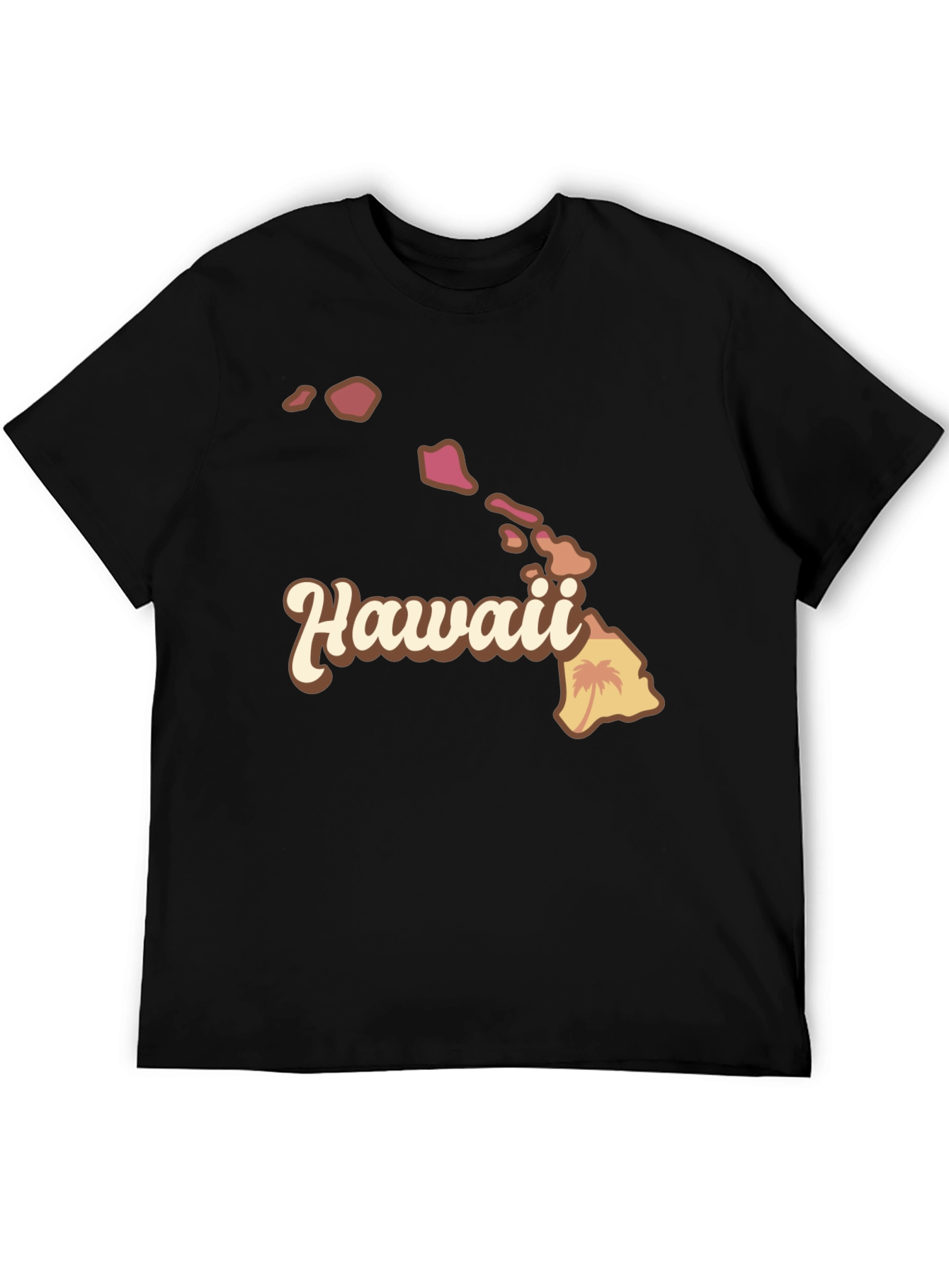 Hawaii Islands Graphic Tee - Soft Cotton Blend
